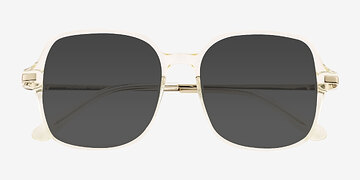Clear Salvador -  Metal Sunglasses