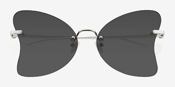 Silver Gossamer -  Metal Sunglasses