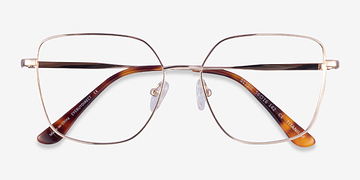 Gold Bessie -  Titanium Eyeglasses