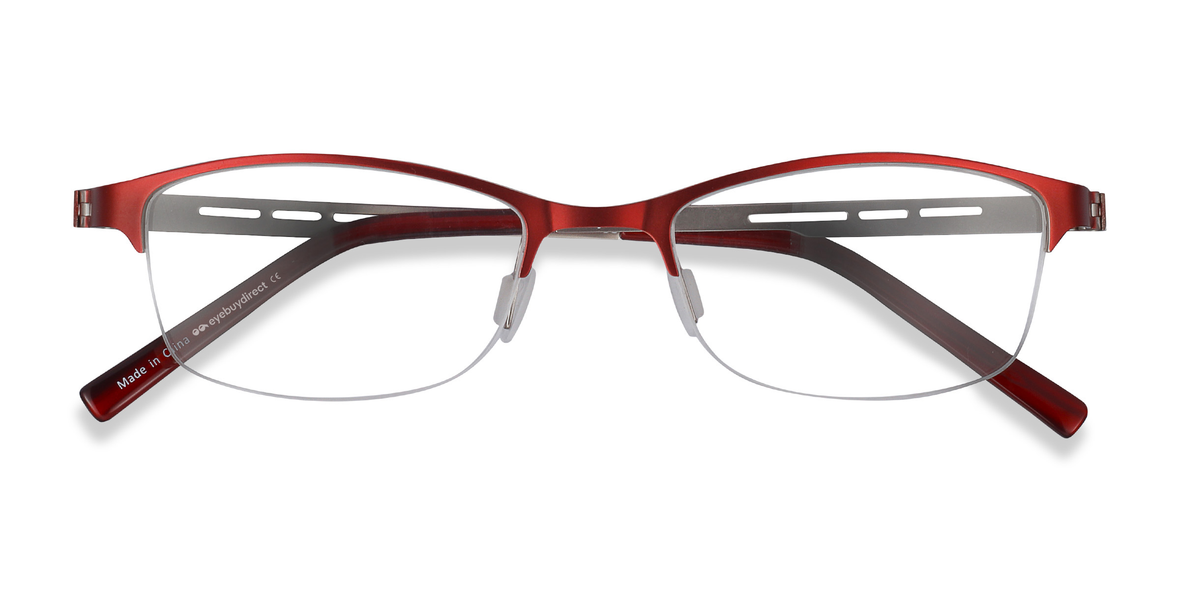 Red Pearl -  Metal Eyeglasses