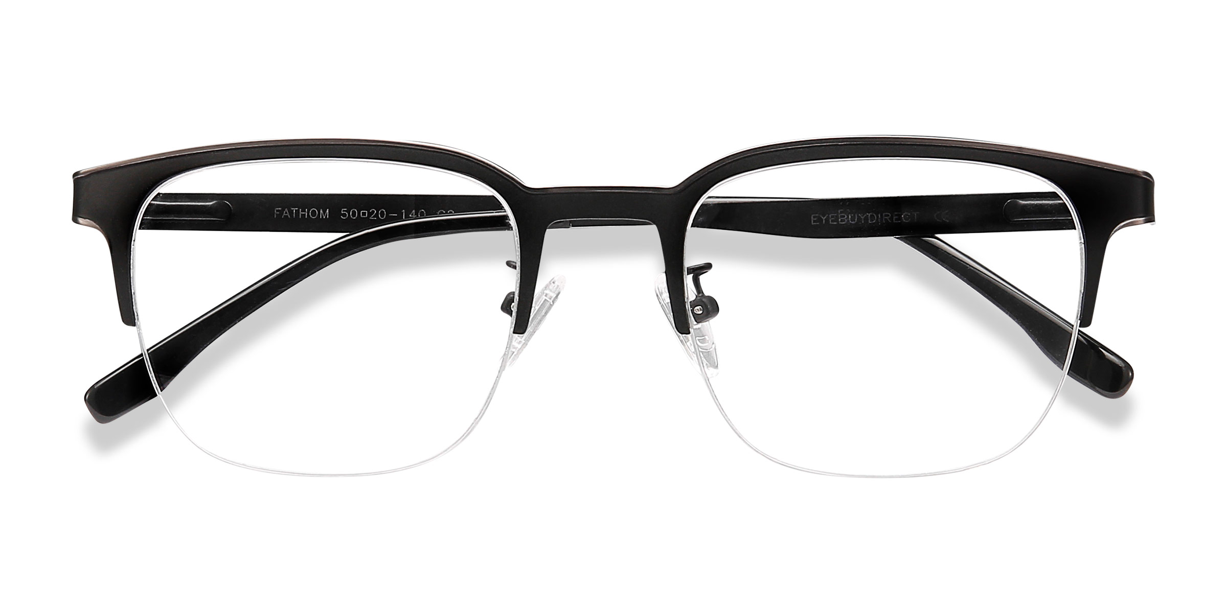 Gunmetal Black Fathom -  Metal Eyeglasses