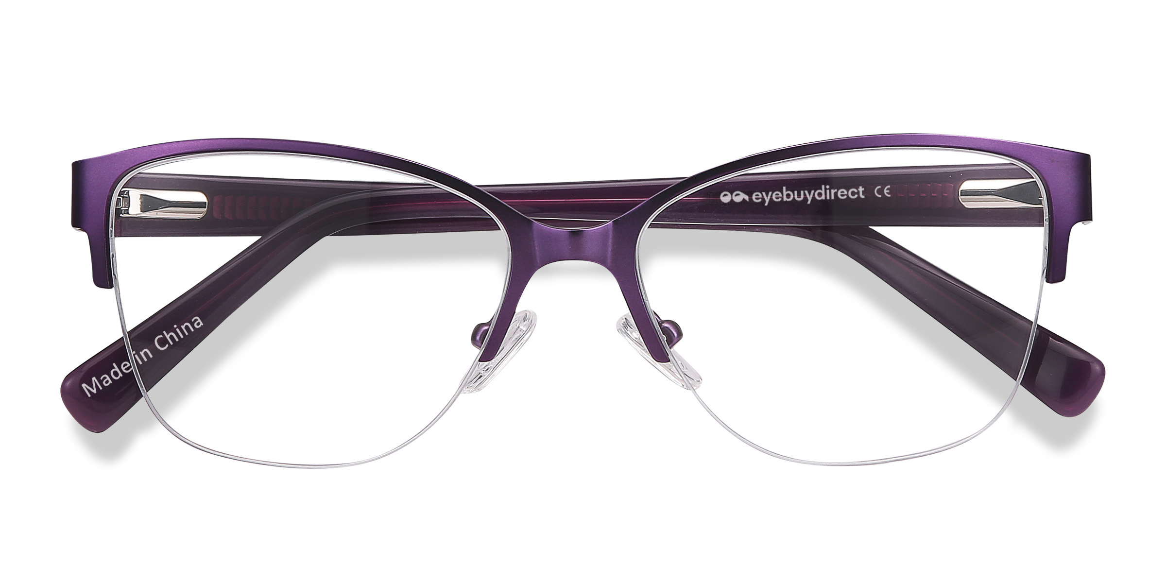 Violet Feline - Acetate-metal Lunettes de vue