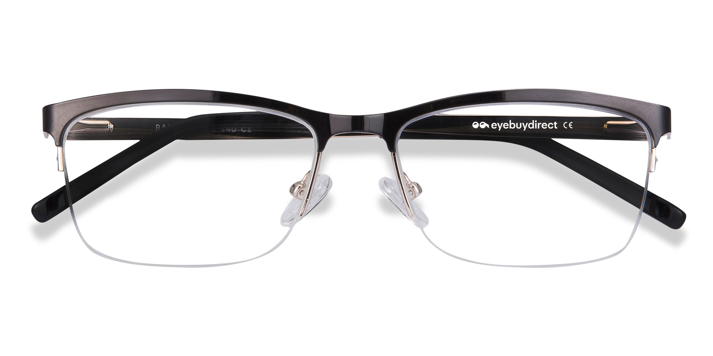 Black Rally -  Metal Eyeglasses