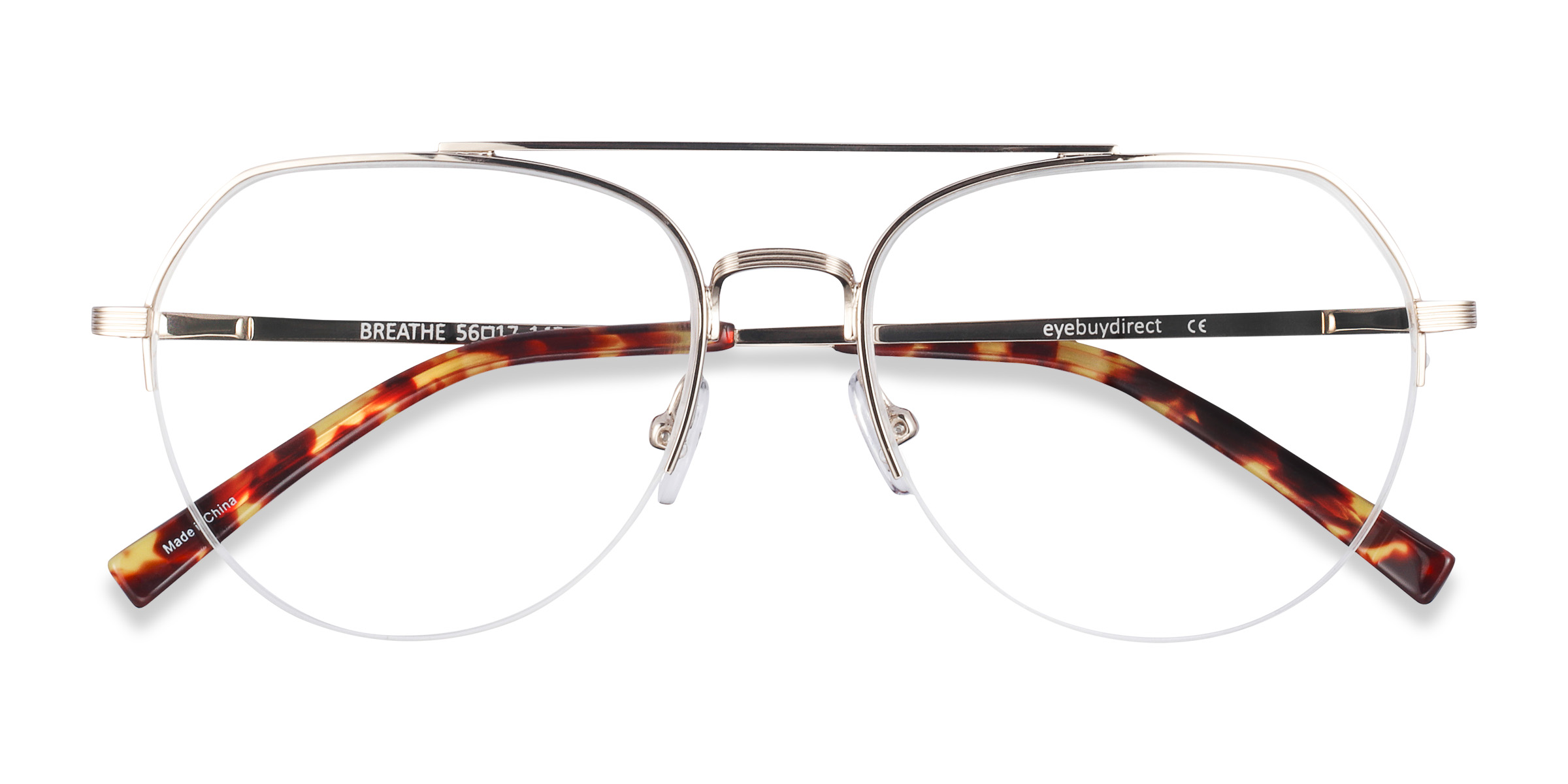 Doré Breathe -  Métal Lunettes de vue