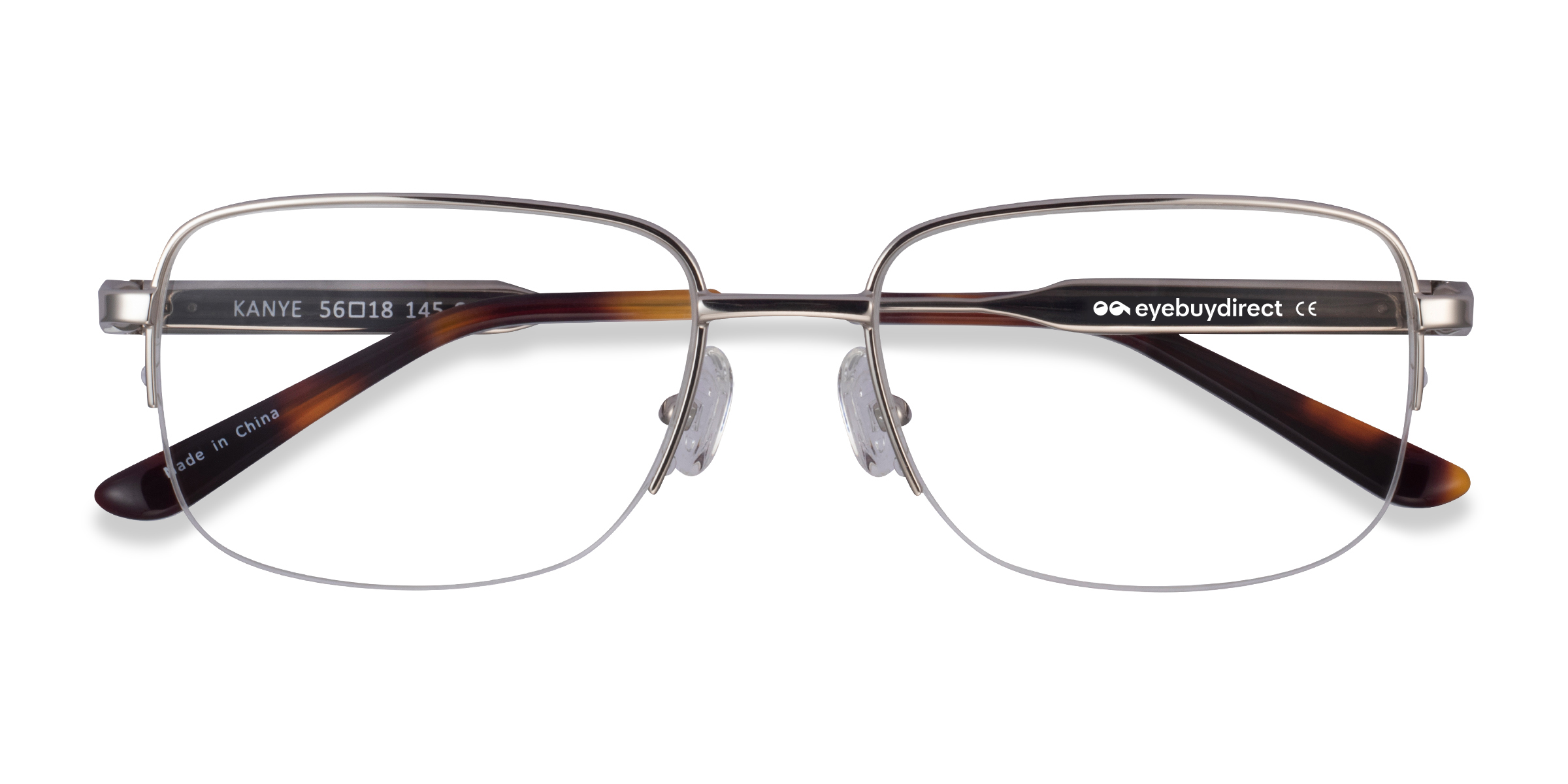 Silver Kanye -  Metal Eyeglasses
