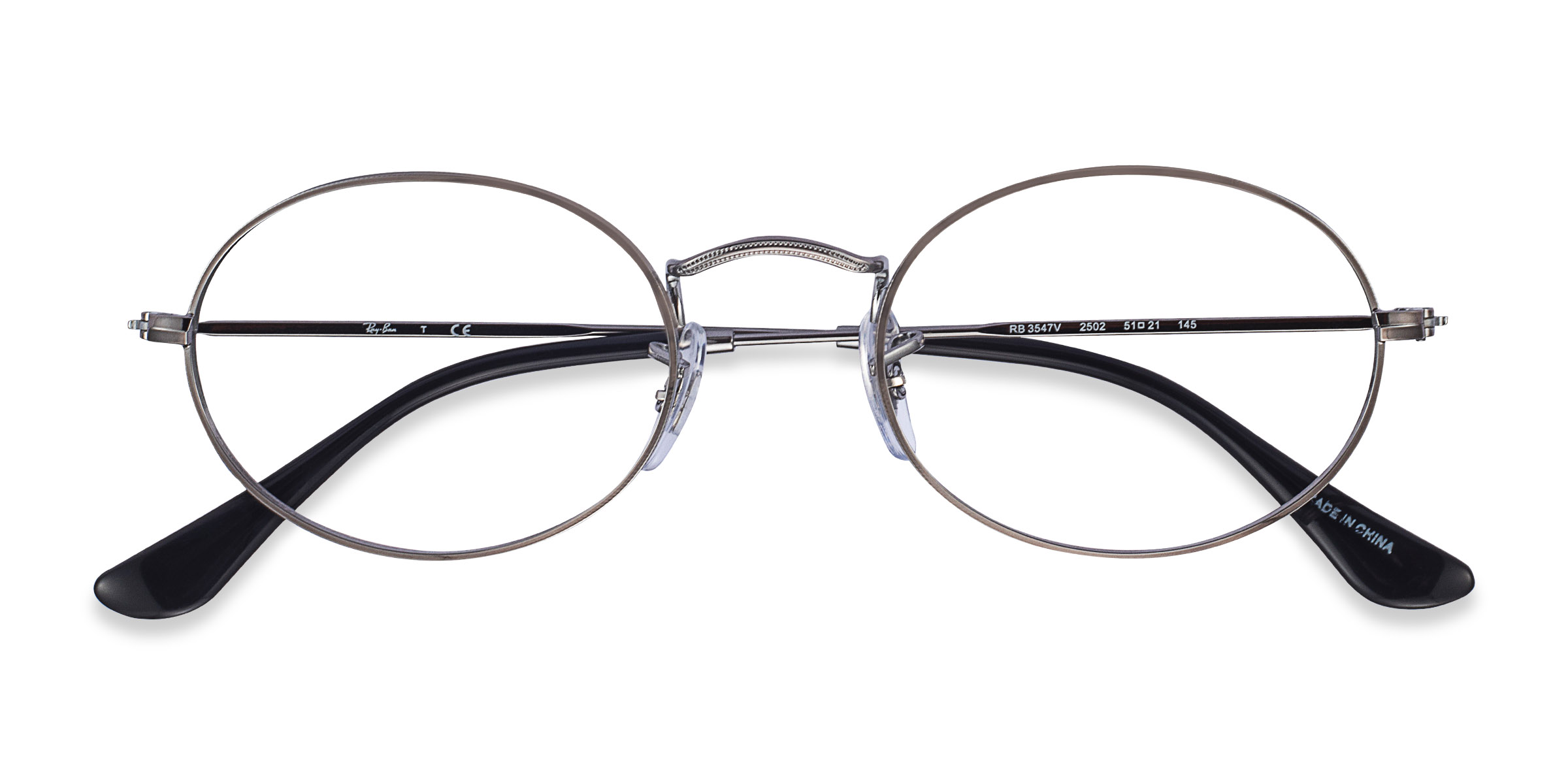 Gunmetal Ray-Ban RB3547V -  Metal Eyeglasses