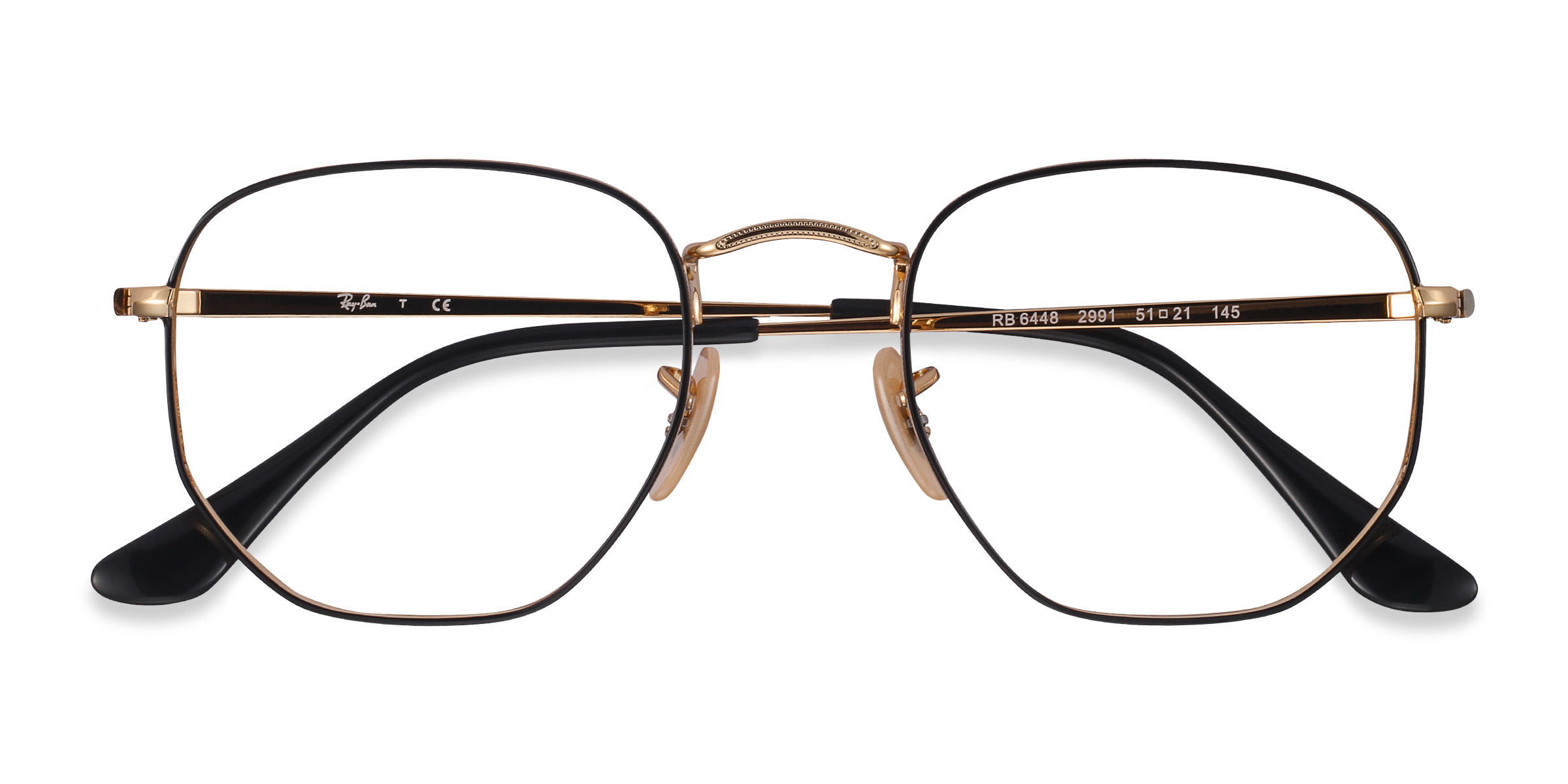 Black Gold Ray-Ban RB6448 -  Metal Eyeglasses