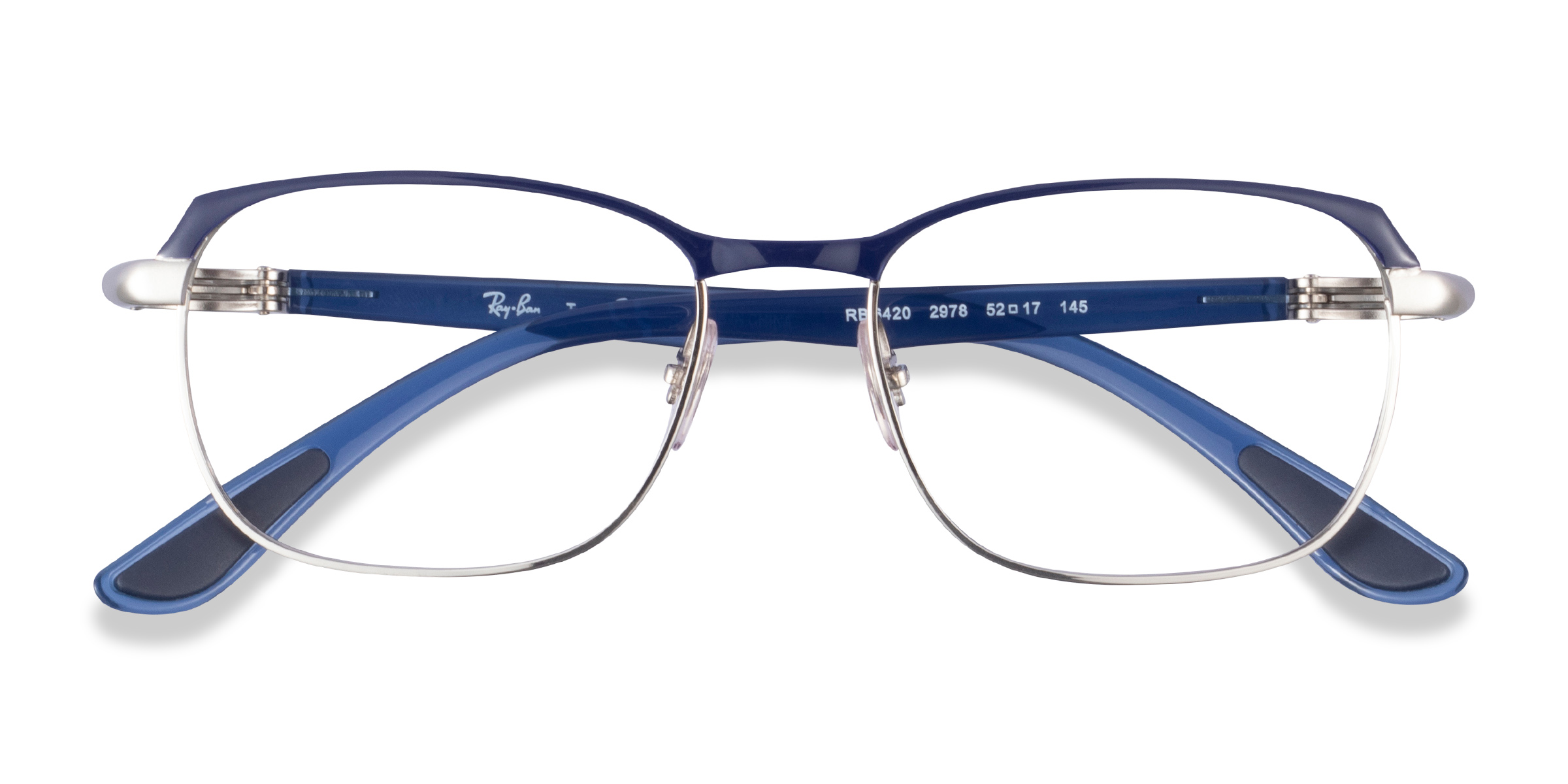 Blue Silver Ray-Ban RB6420 -  Metal Eyeglasses