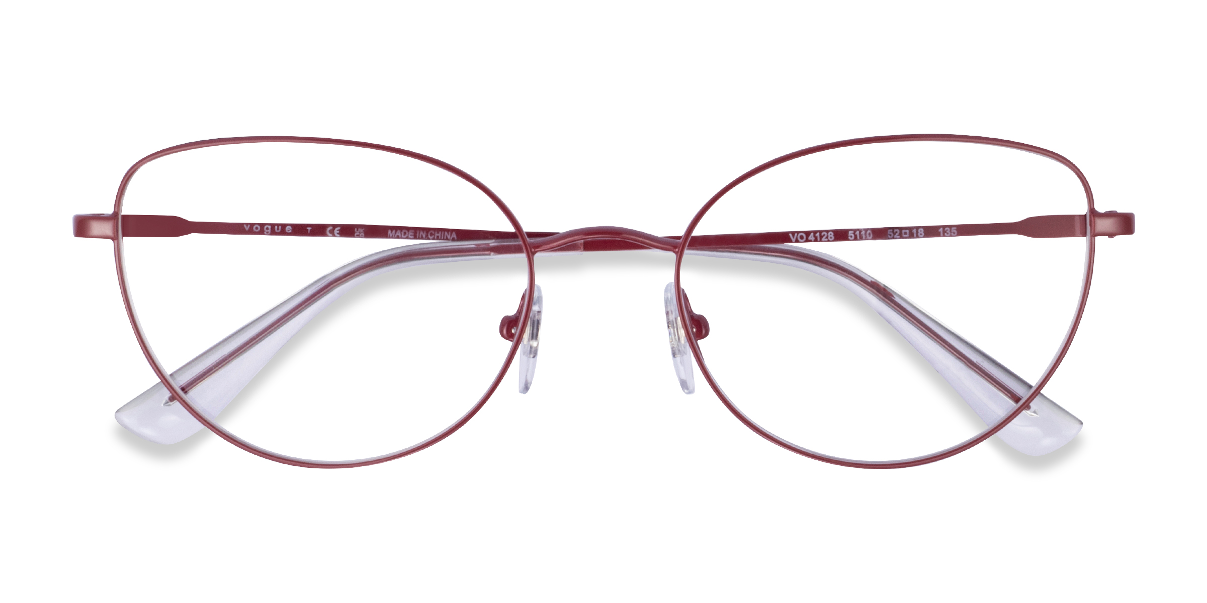 Bordeaux Vogue Eyewear VO4128 -  Metal Eyeglasses