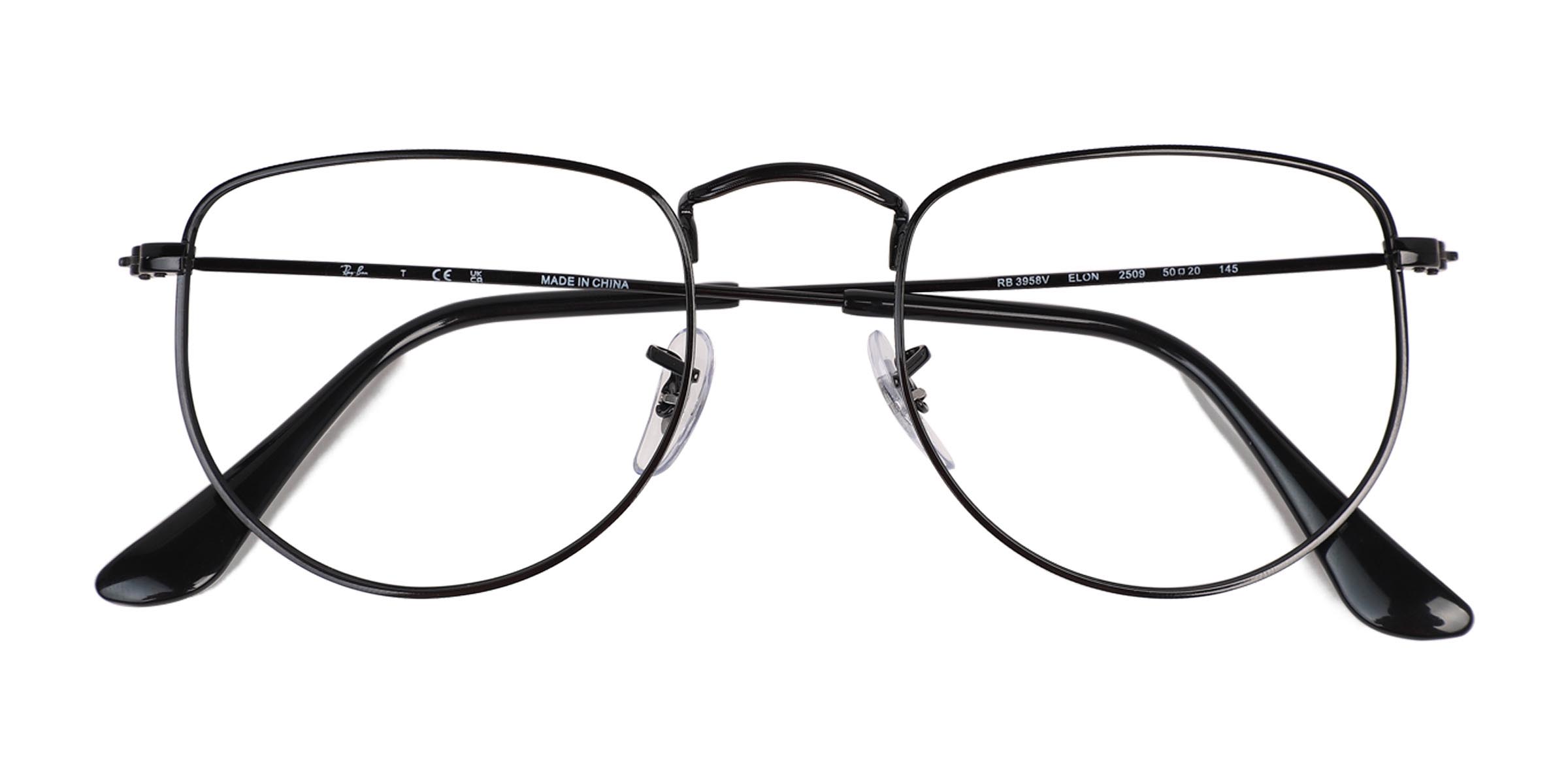 Black Ray-Ban RB3958V Elon - Metal Eyeglasses