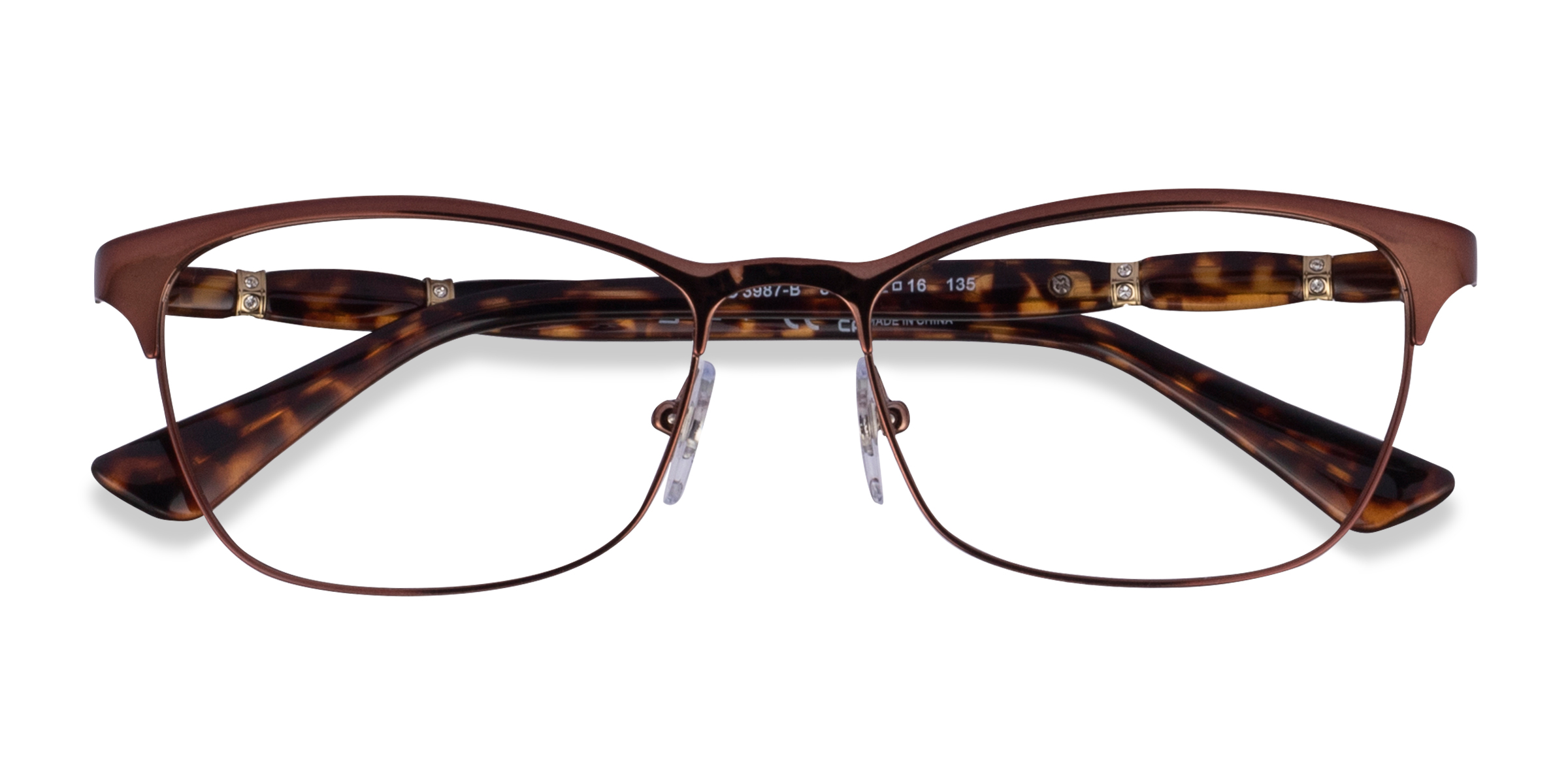 Brown Vogue Eyewear VO3987B -  Metal Eyeglasses