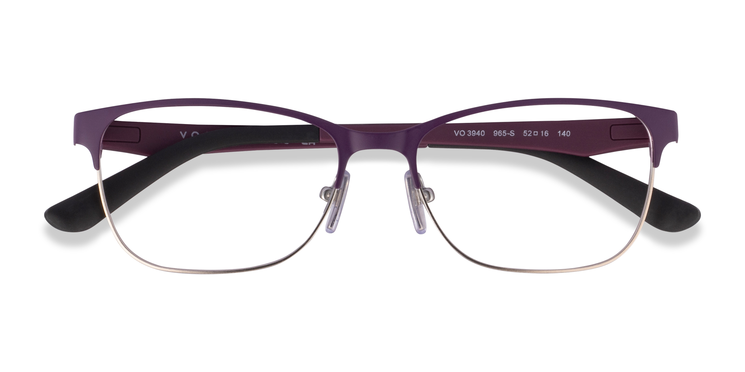 Plum Silver Vogue Eyewear VO3940 -  Metal Eyeglasses