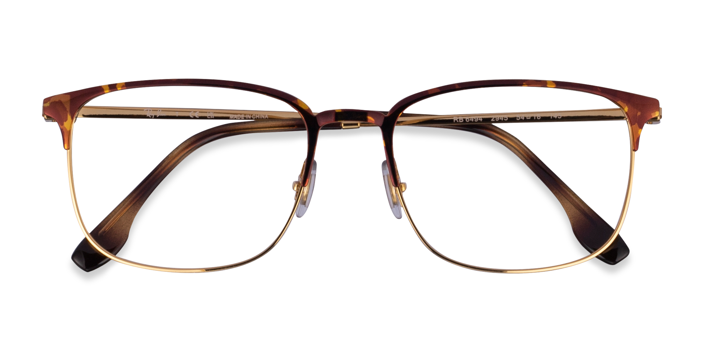 Tortoise Gold Ray-Ban RB6494 -  Metal Eyeglasses