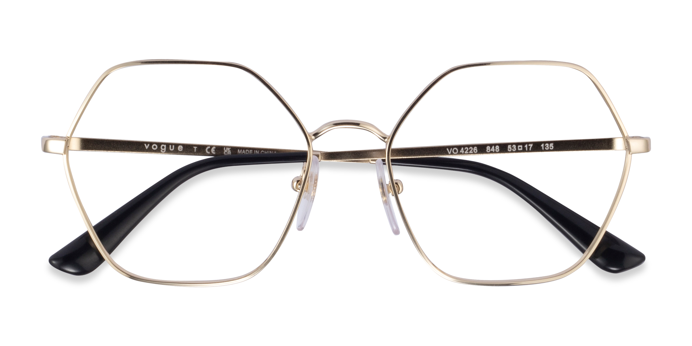 Shiny Pale Gold Vogue Eyewear VO4226 -  Metal Eyeglasses