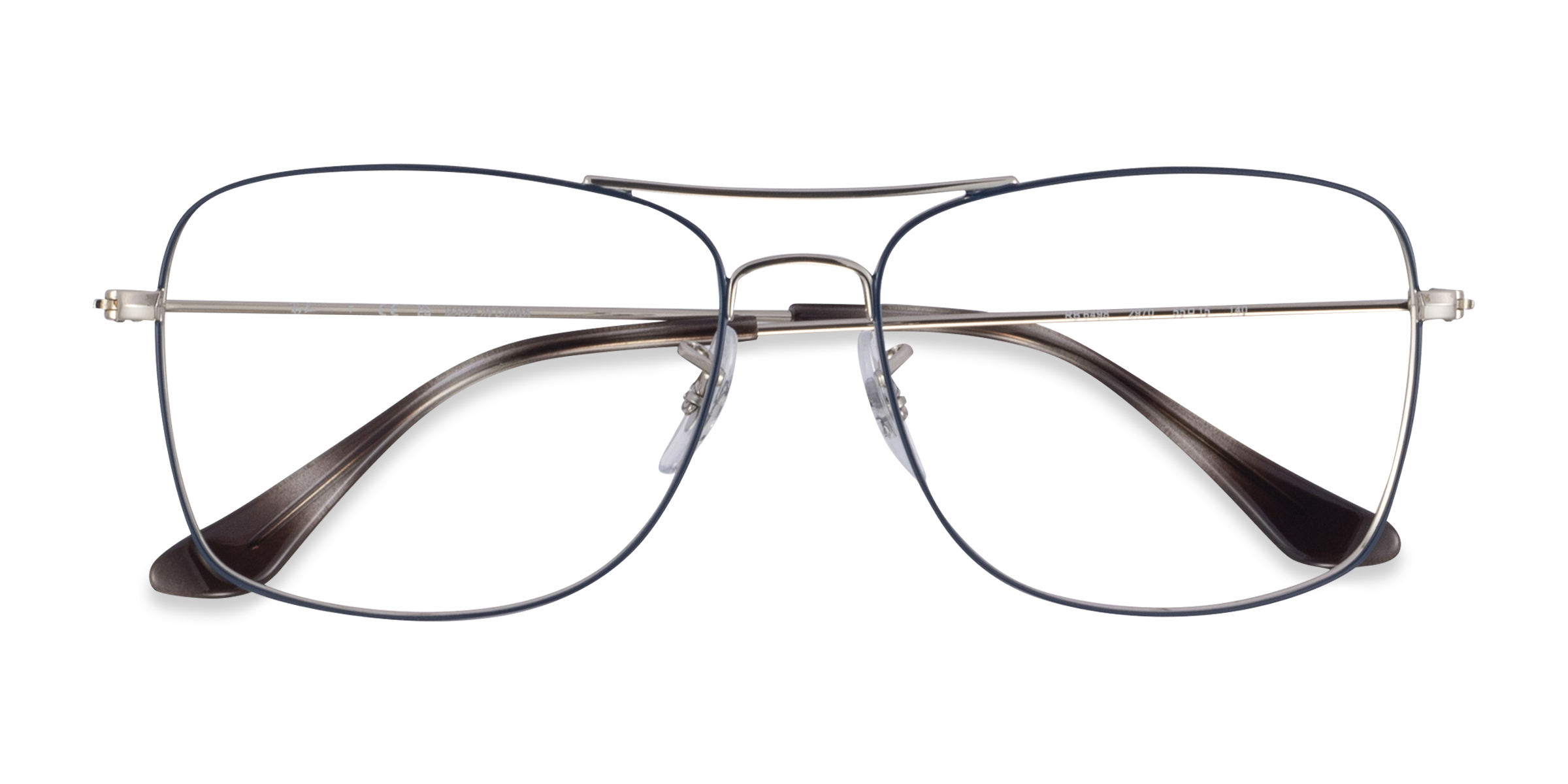 Blue Silver Ray-Ban RB6498 -  Metal Eyeglasses