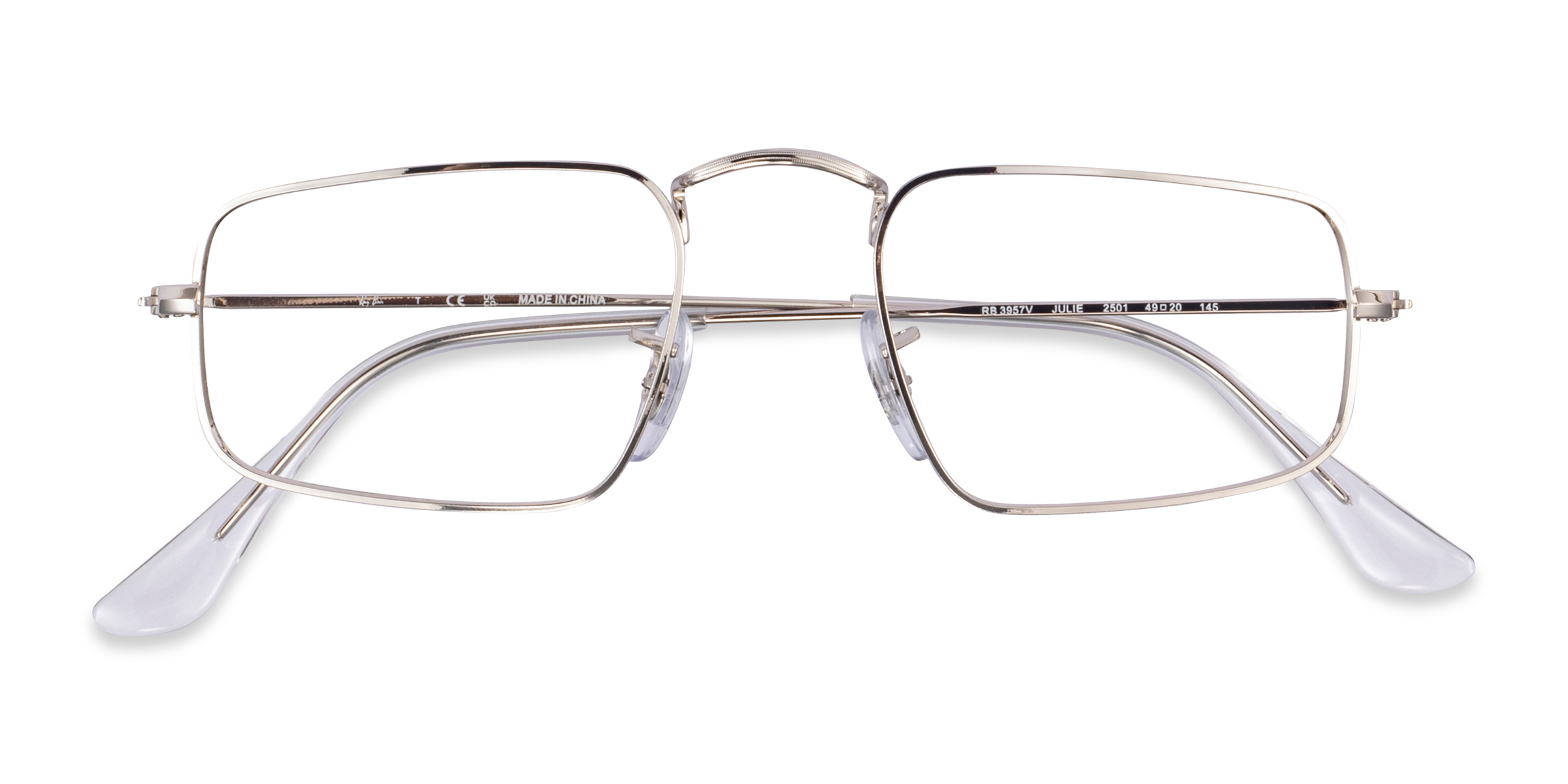 Silver Ray-Ban RB3957V Julie -  Metal Eyeglasses