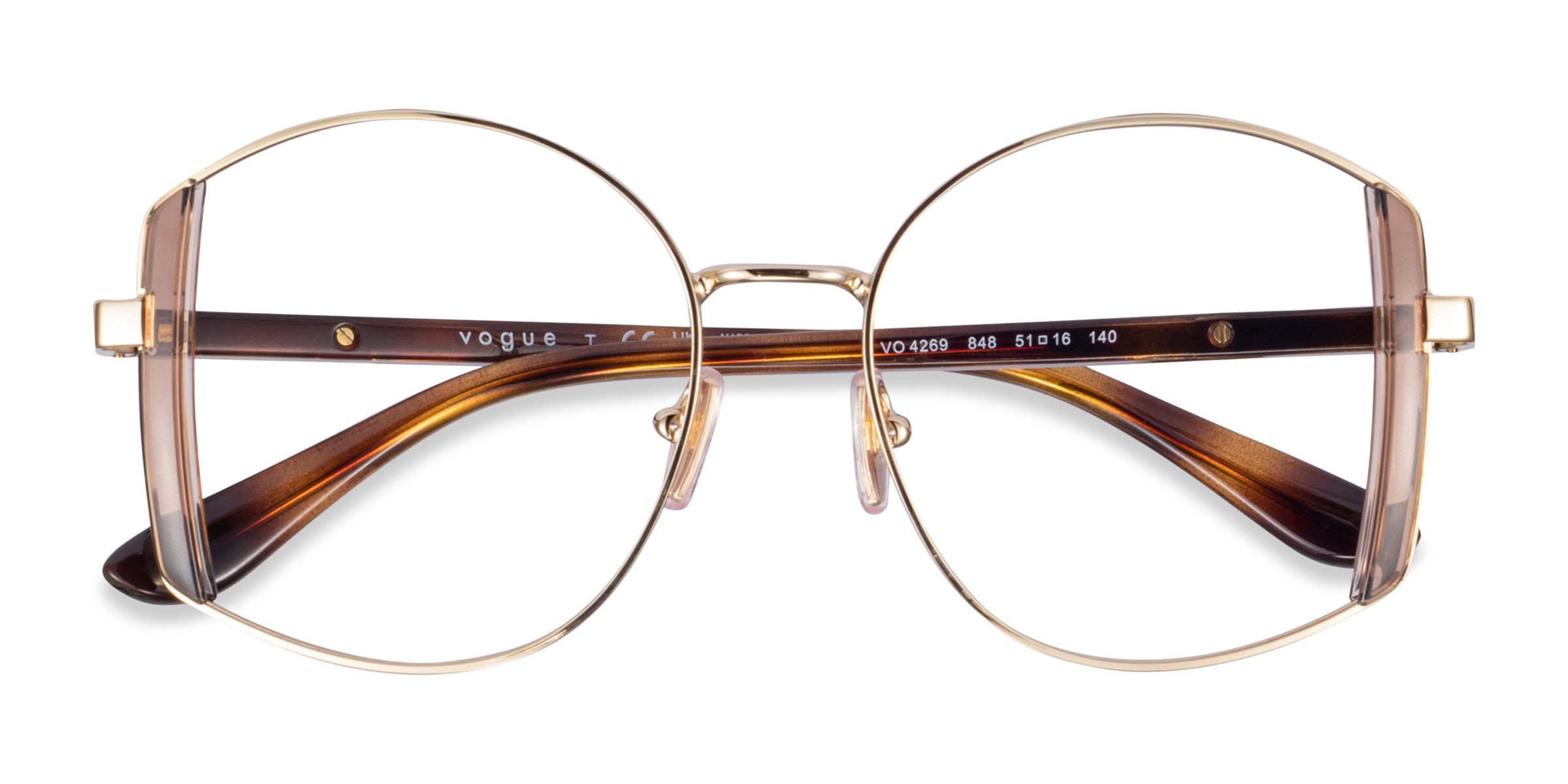 Pale Gold Brown Vogue Eyewear VO4269 - Metal Eyeglasses
