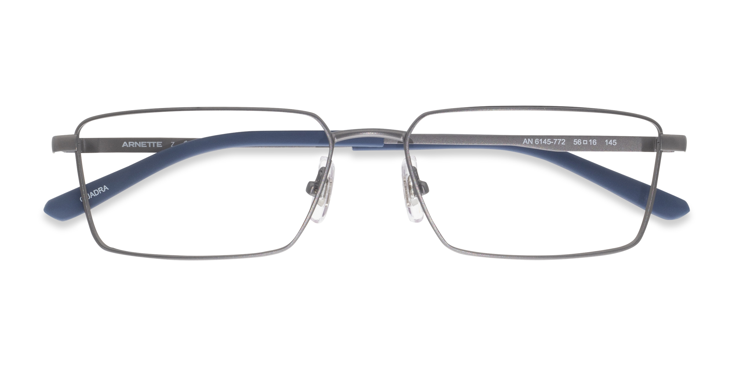 Silver ARNETTE Quadra -  Metal Eyeglasses