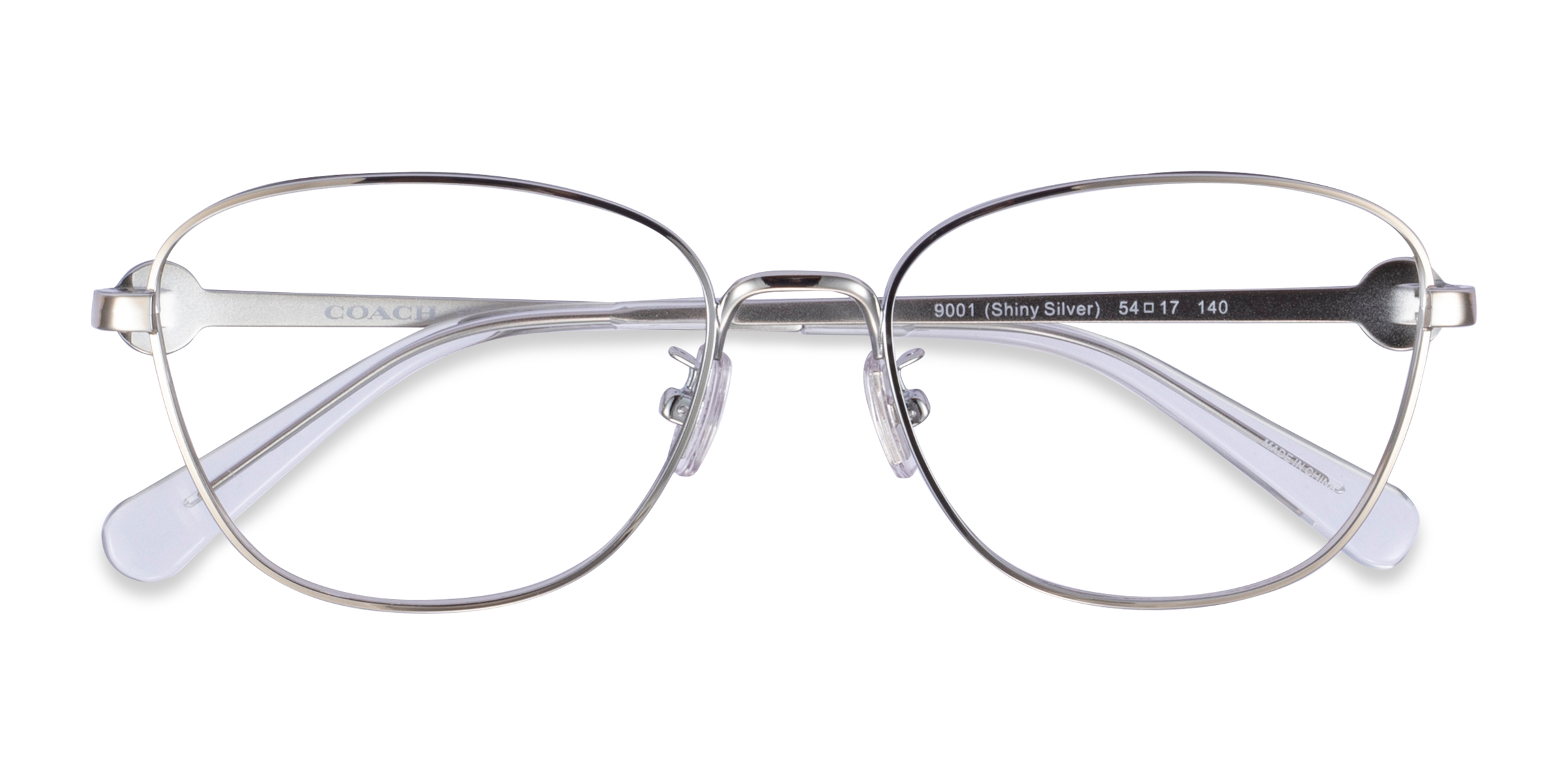 Shiny Silver Coach HC5128 -  Metal Eyeglasses