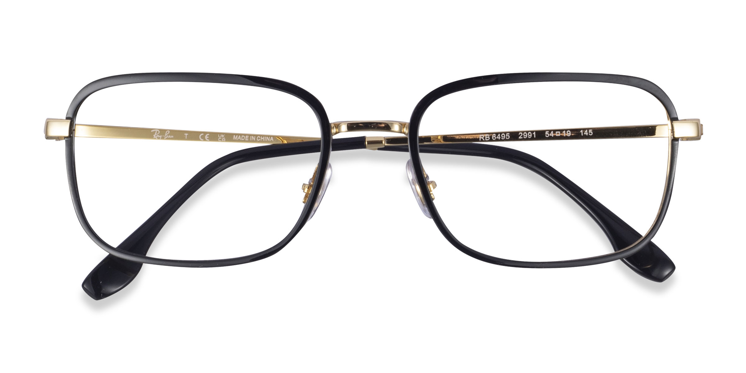 Black Gold Ray-Ban RB6495 -  Metal Eyeglasses