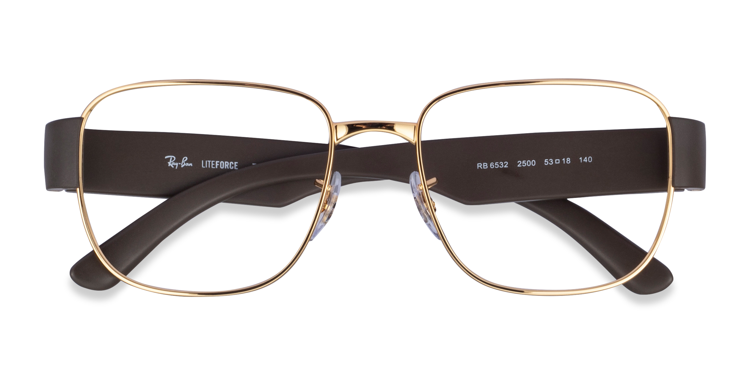 Gold Ray-Ban RB6532 Liteforce -  Metal Eyeglasses