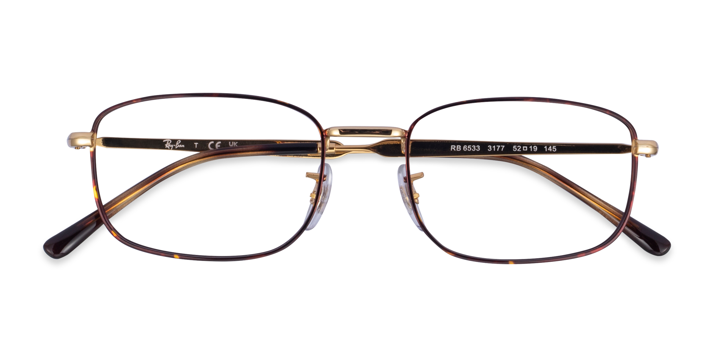 Tortoise Ray-Ban RB6533 -  Metal Eyeglasses