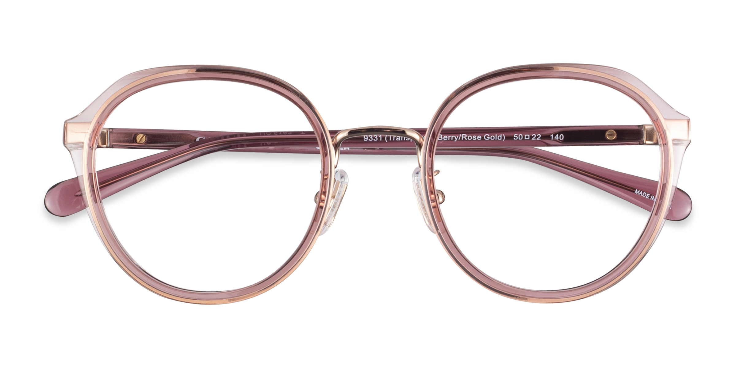 Transparent Berry Coach HC5162 -  Metal Eyeglasses