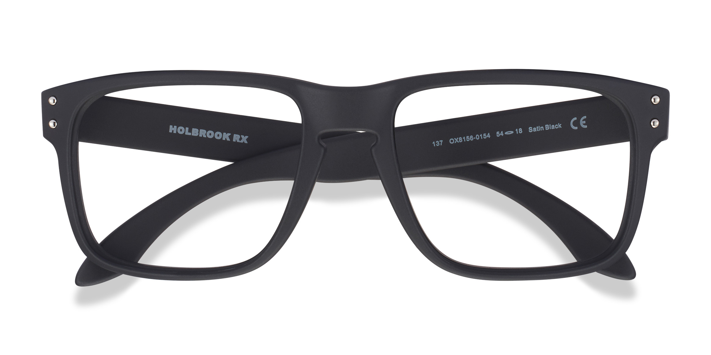 Satin Black Oakley Holbrook Rx -  Plastic Eyeglasses