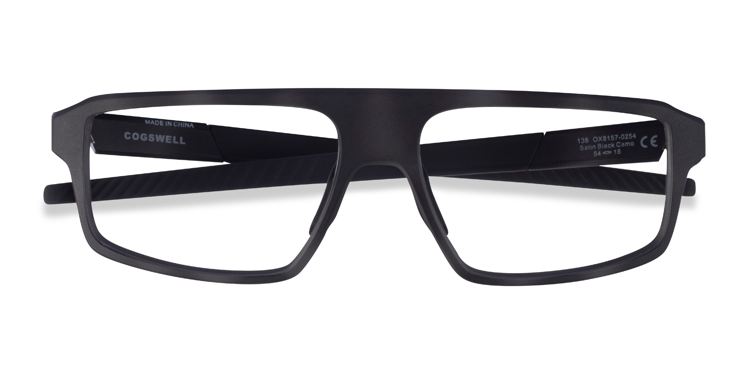 Satin Black Camo Oakley Cogswell -  Plastic Eyeglasses