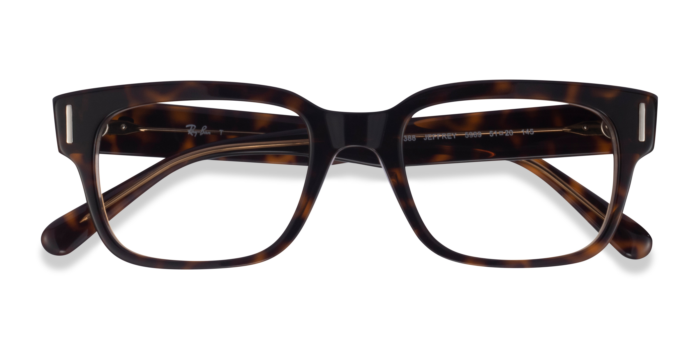 Tortoise Ray-Ban Jeffrey -  Acetate Eyeglasses