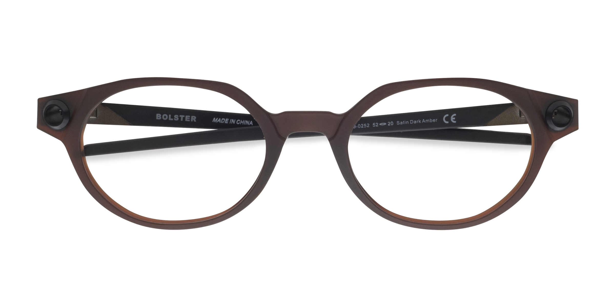 Brown Oakley Bolster -  Metal Eyeglasses