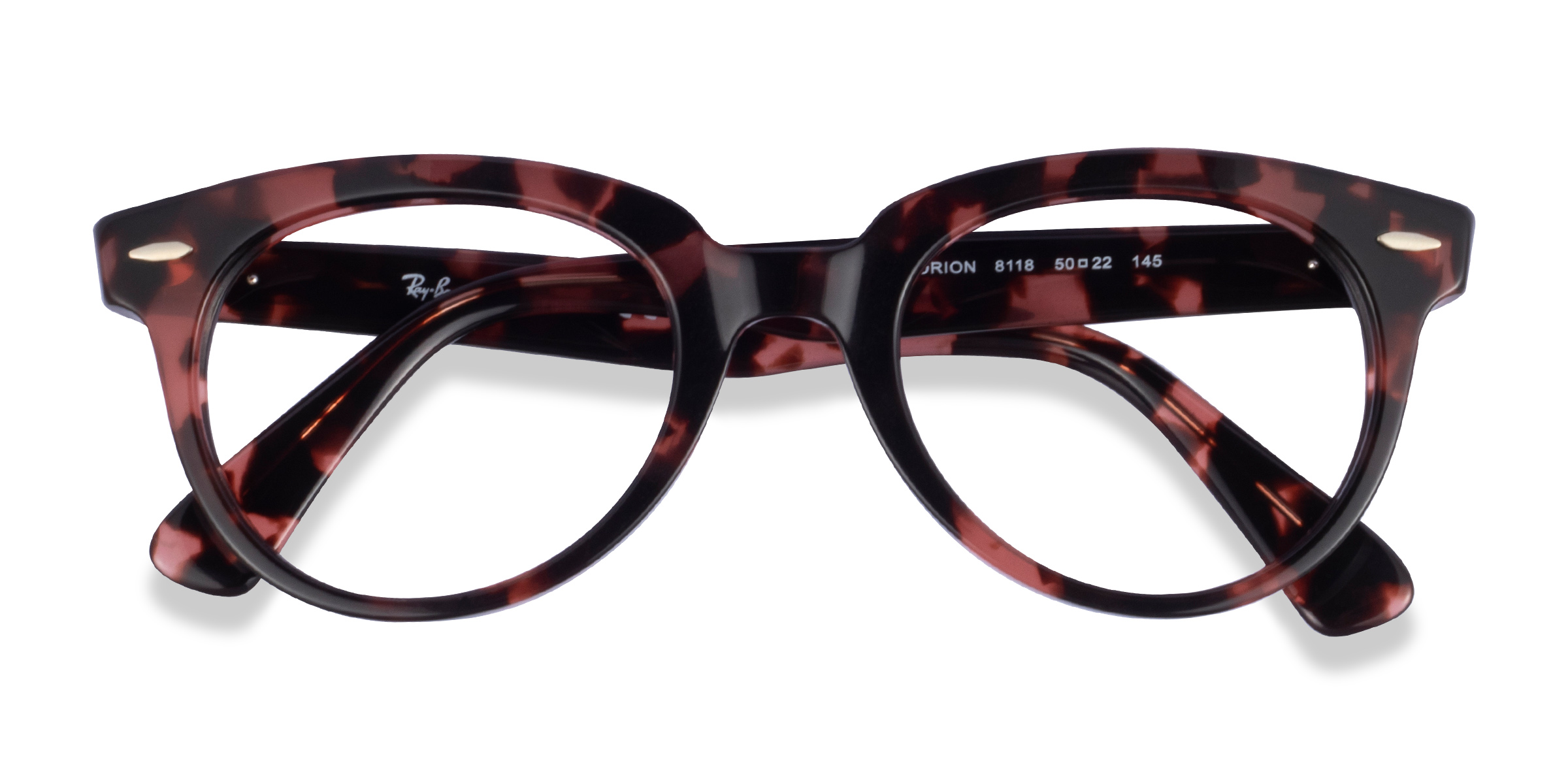 Pink Tortoise Ray-Ban RB2199V Orion -  Acetate Eyeglasses