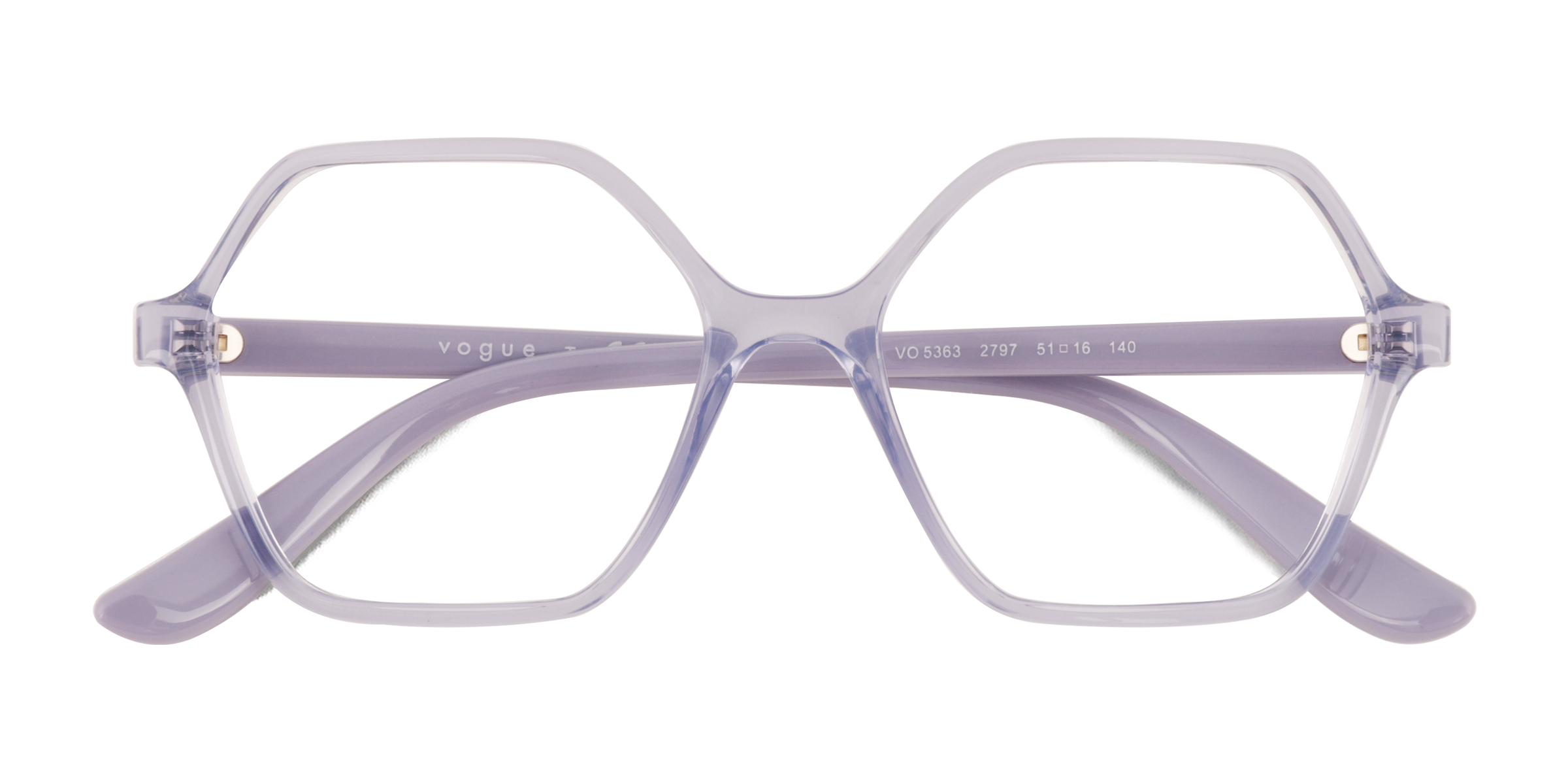 Transparent Purple Vogue Eyewear VO5363 -  Plastic Eyeglasses