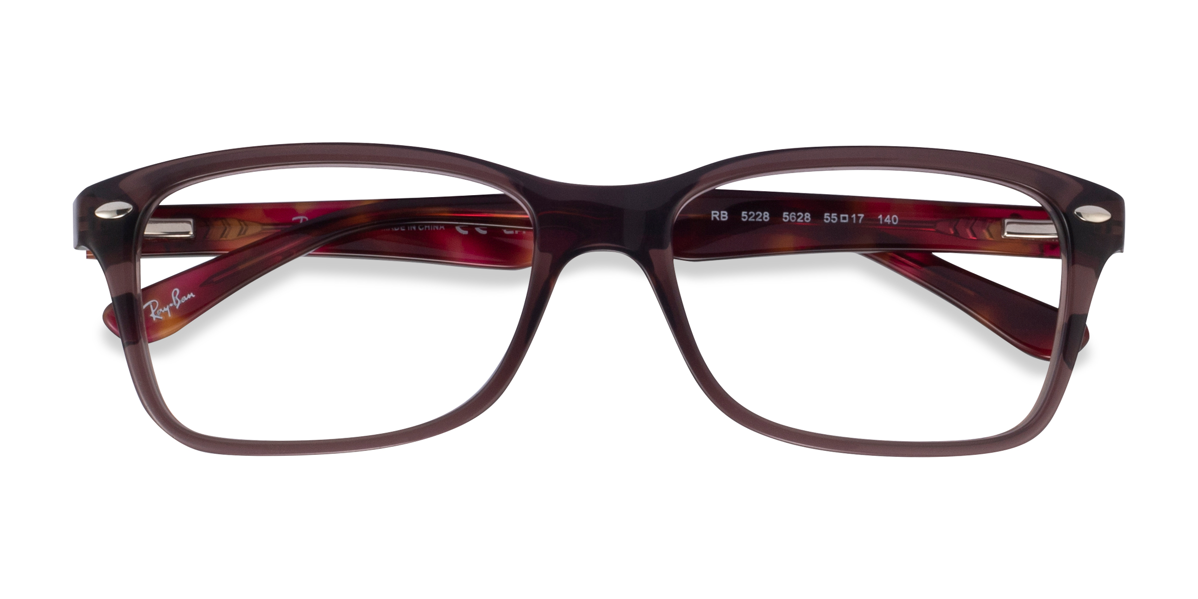 Opal Brown Ray-Ban RB5228 -  Acétate Lunettes de vue