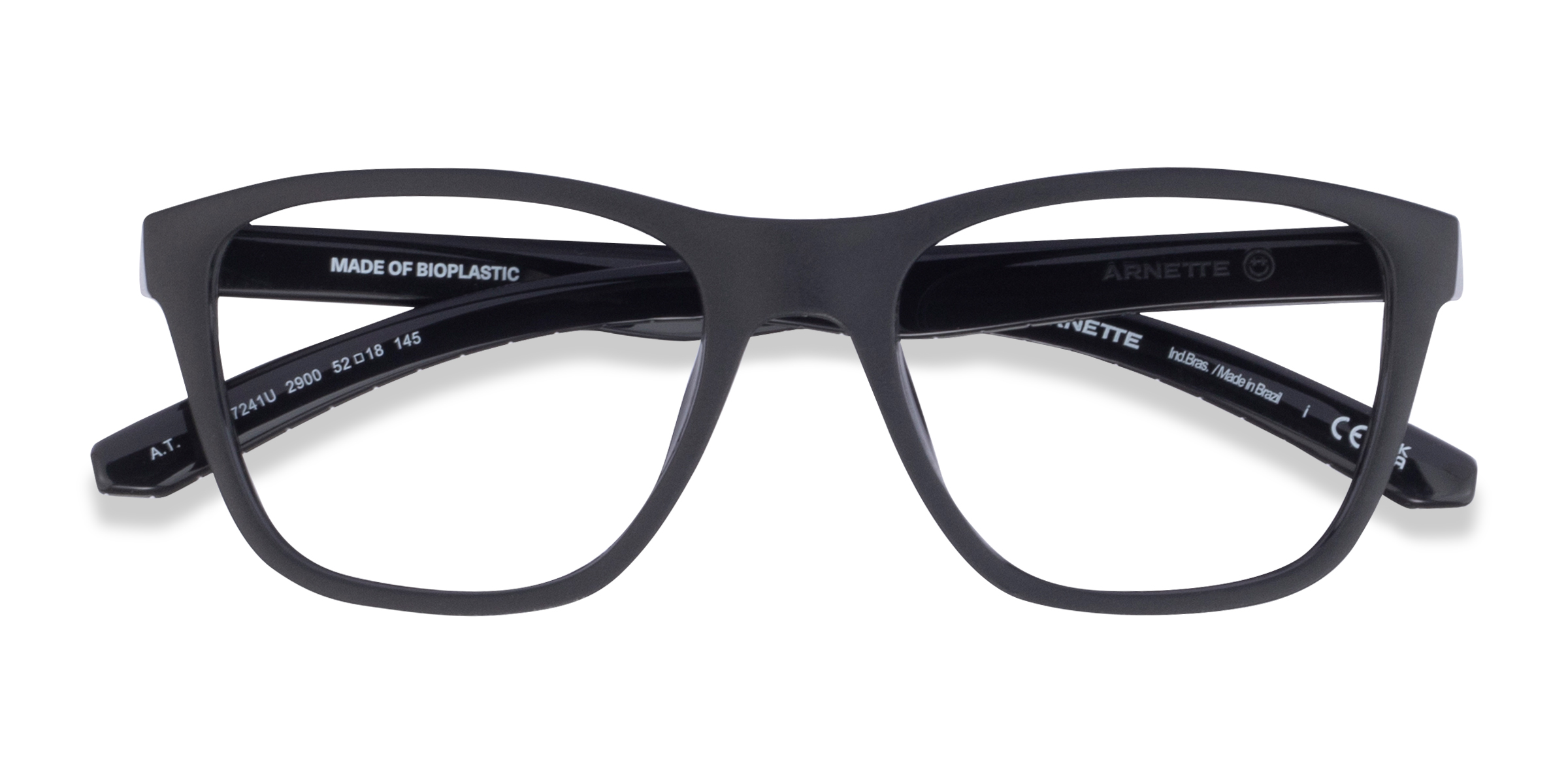 Matte Black ARNETTE A.T. -  Plastic Eyeglasses