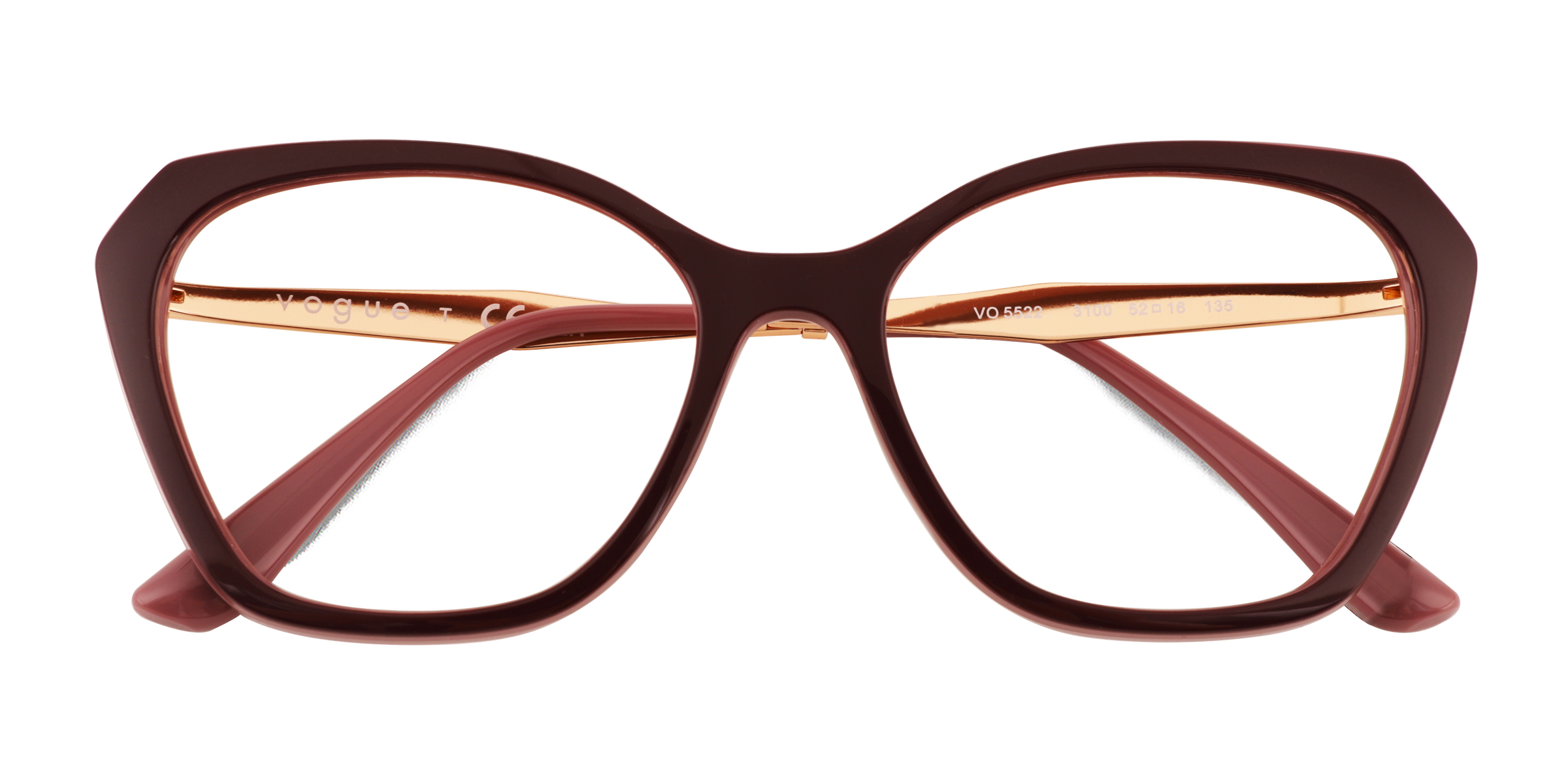 Red Purple Vogue Eyewear VO5522 -  Plastic Eyeglasses
