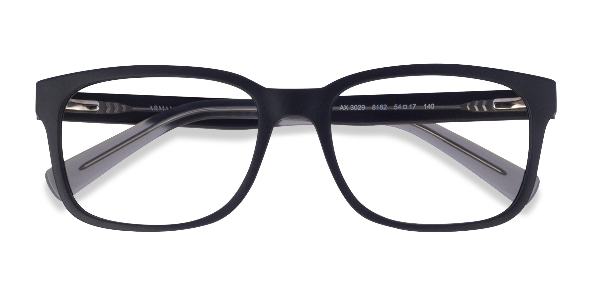 Matte Black Armani Exchange AX3029 -  Plastic Eyeglasses