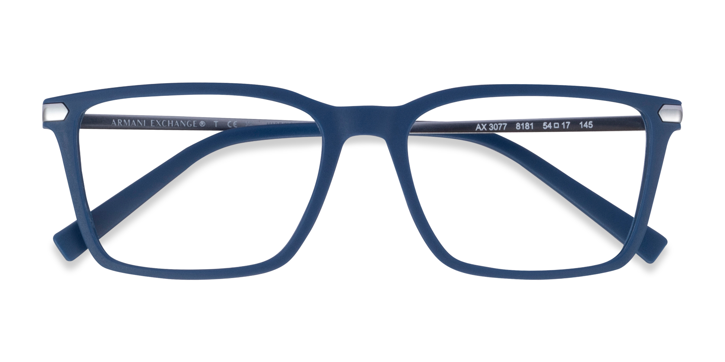 Matte Blue Armani Exchange AX3077 -  Metal Eyeglasses