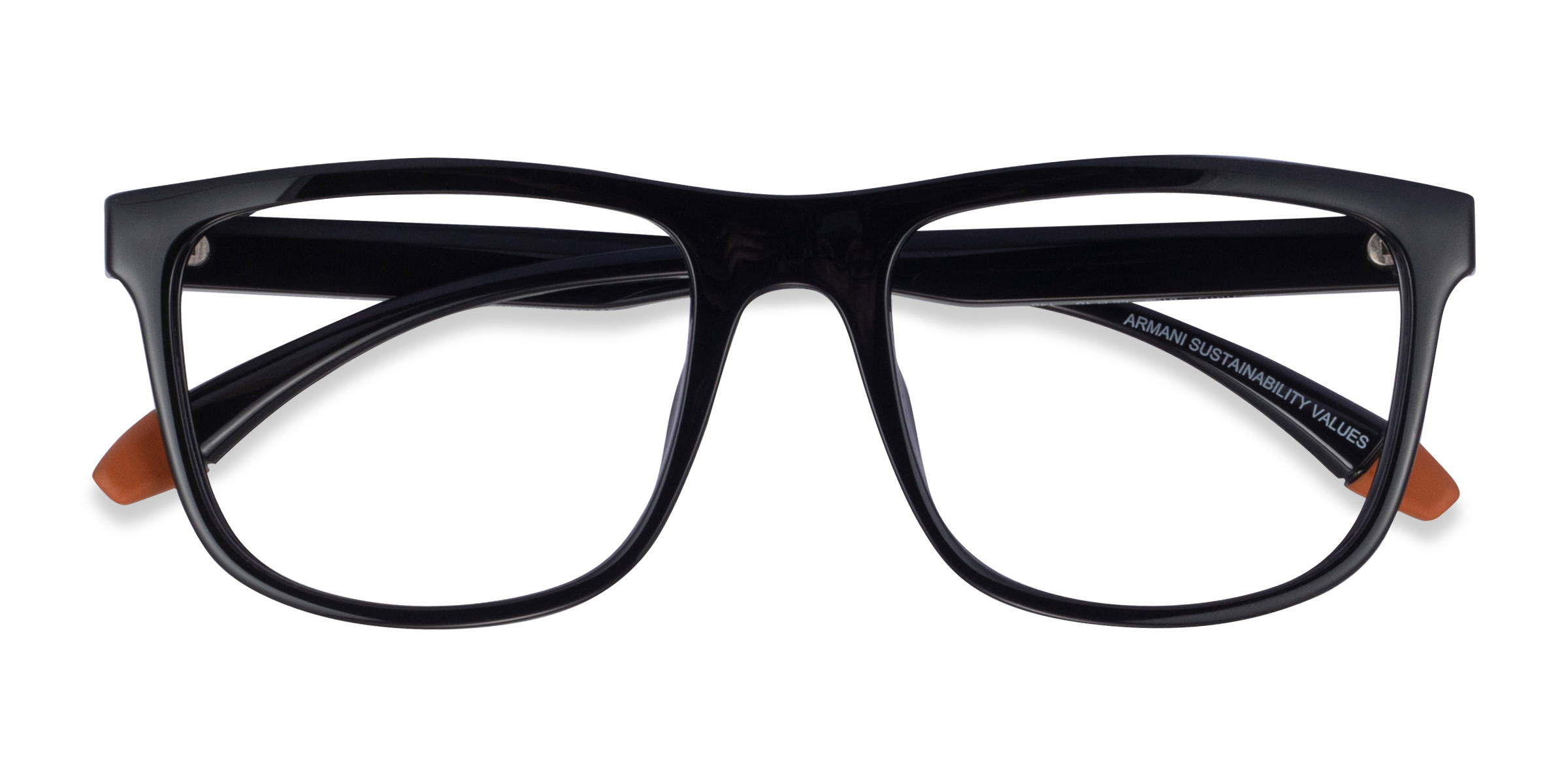 Shiny Black Armani Exchange AX3101U -  Eco-friendly Eyeglasses
