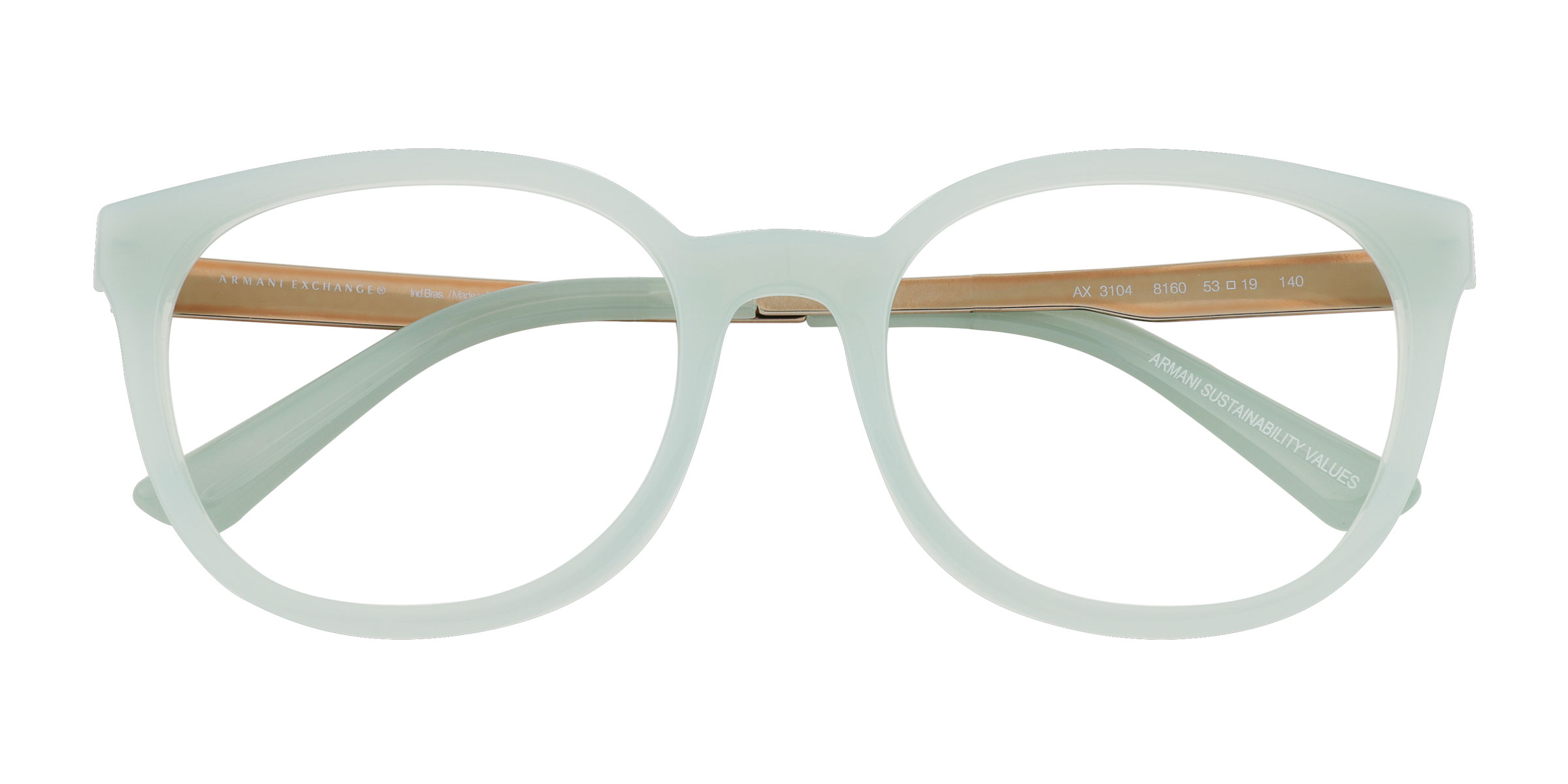 Milky Green Armani Exchange AX3104 -  Acetate Eyeglasses