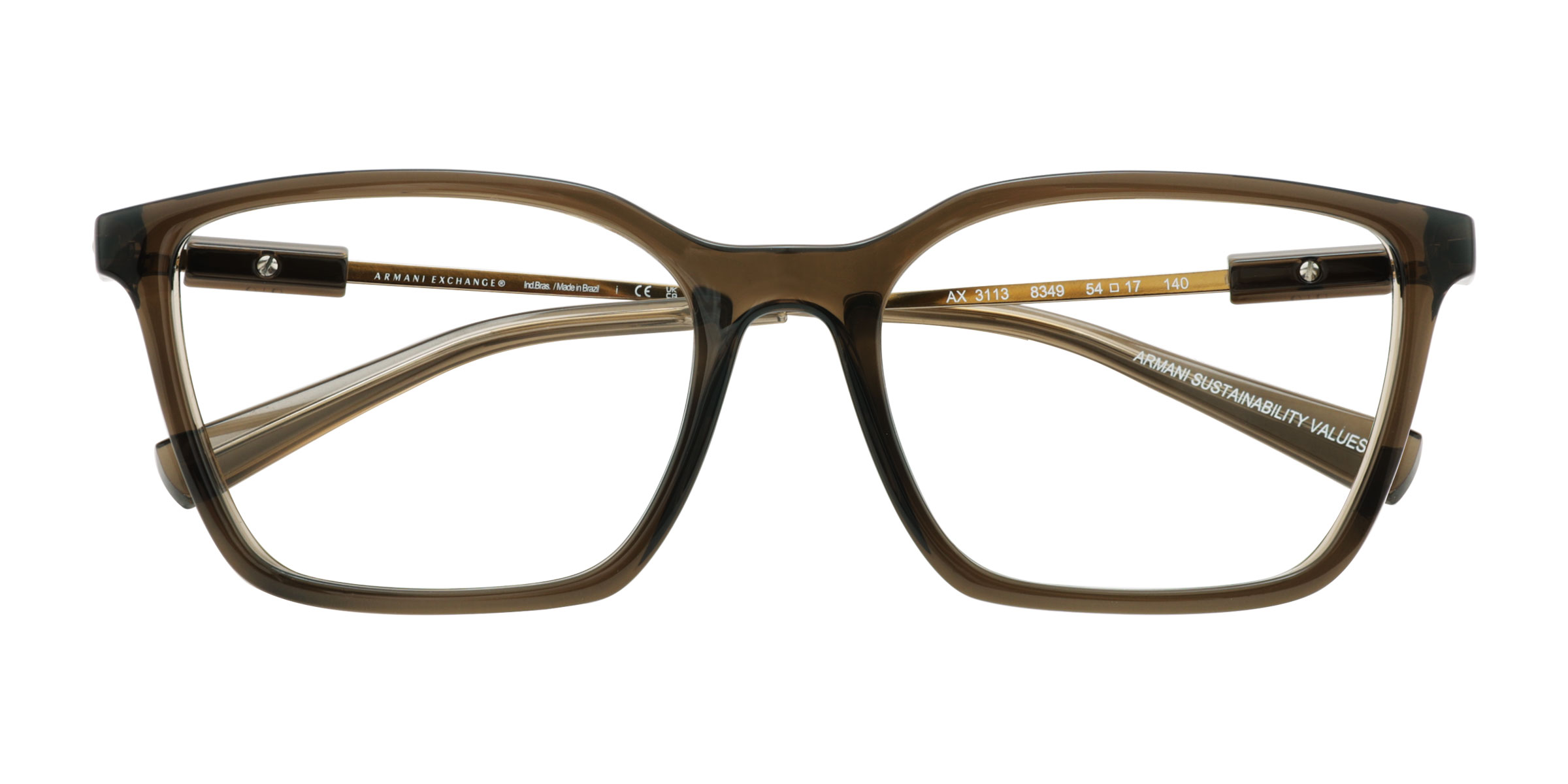 Brown Armani Exchange AX3113 -  Eco-friendly Eyeglasses