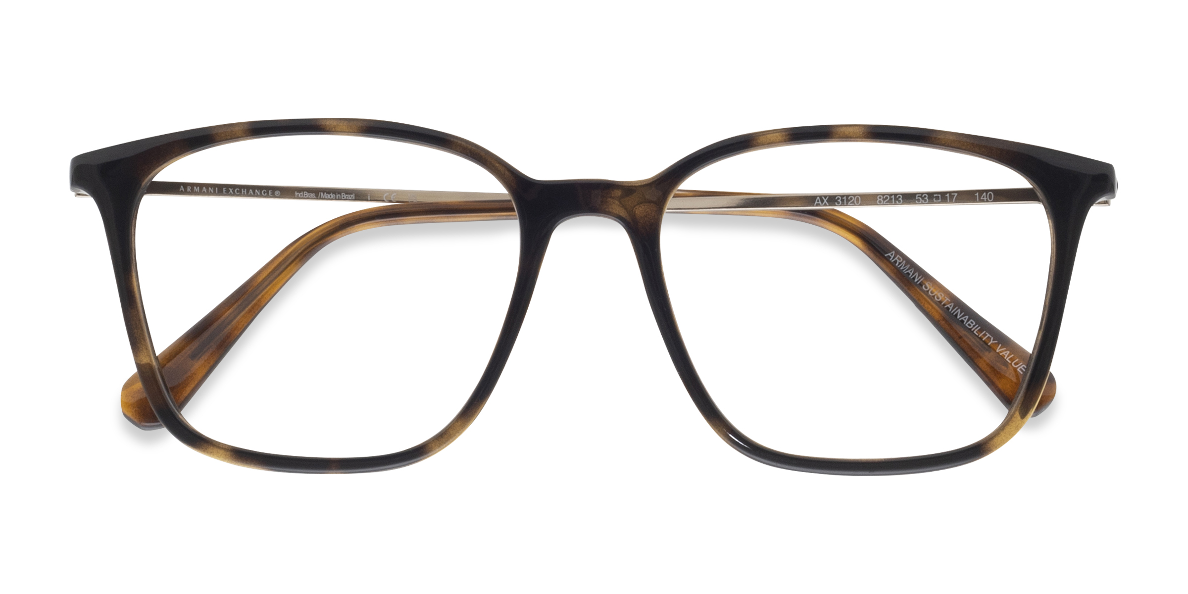 Tortoise Armani Exchange AX3120 -  Eco-friendly Eyeglasses