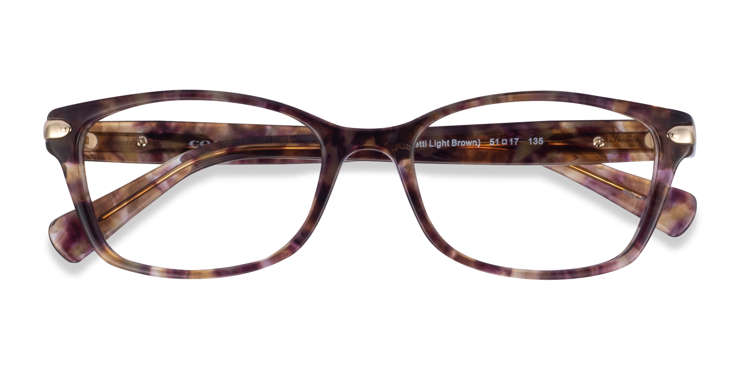 Confetti Brown Coach HC6065 - Acetate Eyeglasses
