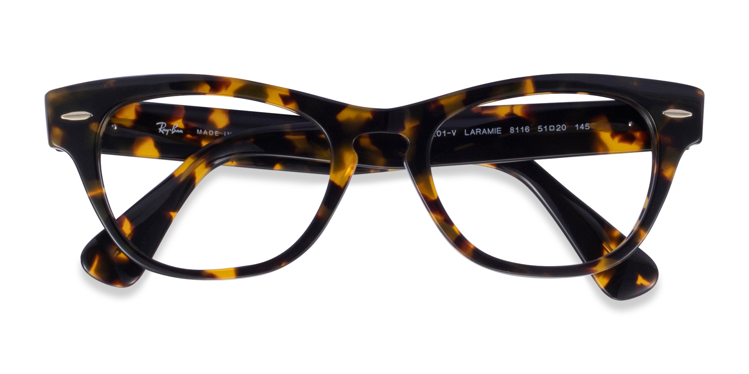 Dark Tortoise Ray-Ban RB2201V Laramie -  Acetate Eyeglasses