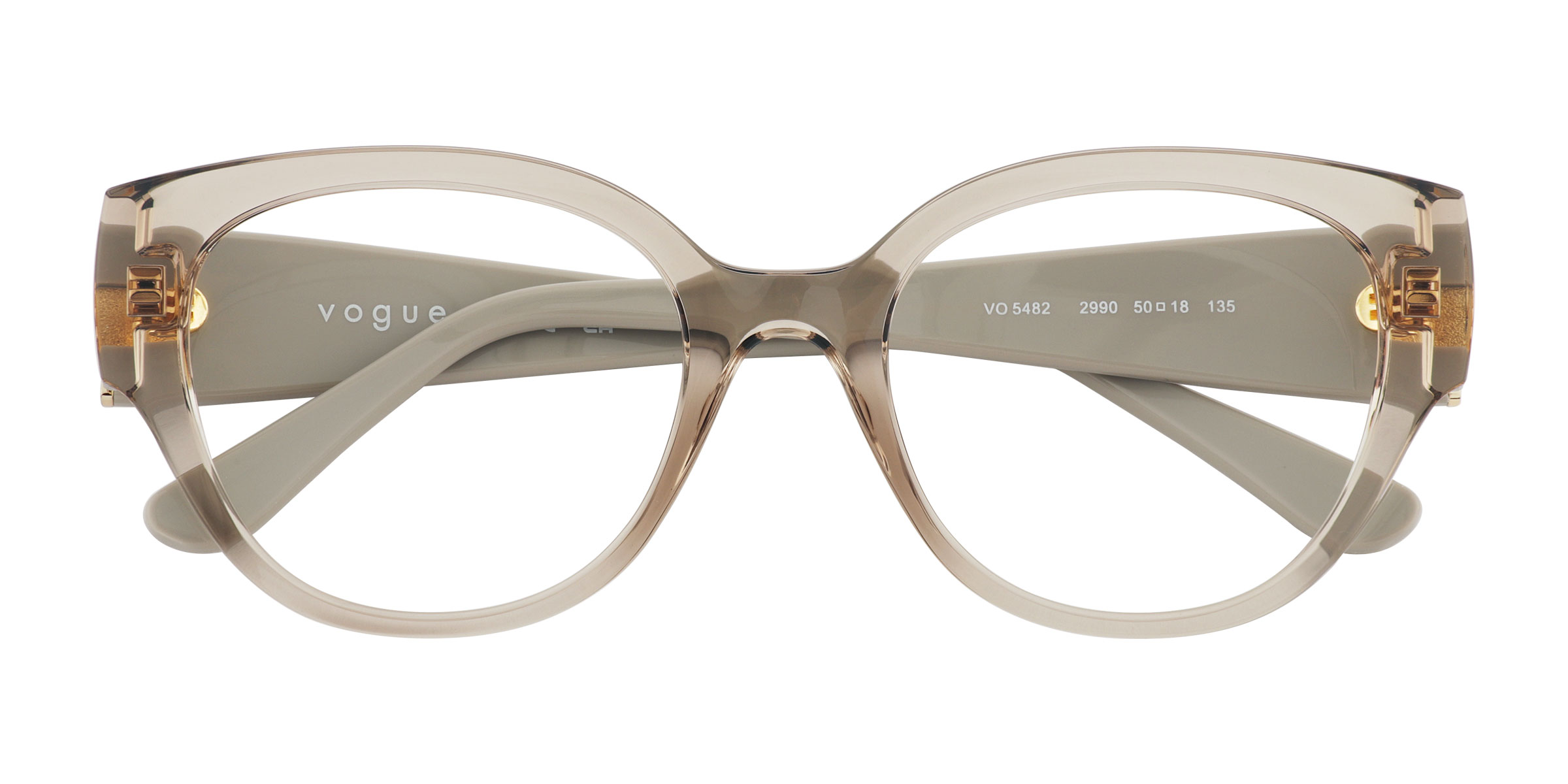 Transparent Champagne Vogue Eyewear VO5482 -  Plastic Eyeglasses
