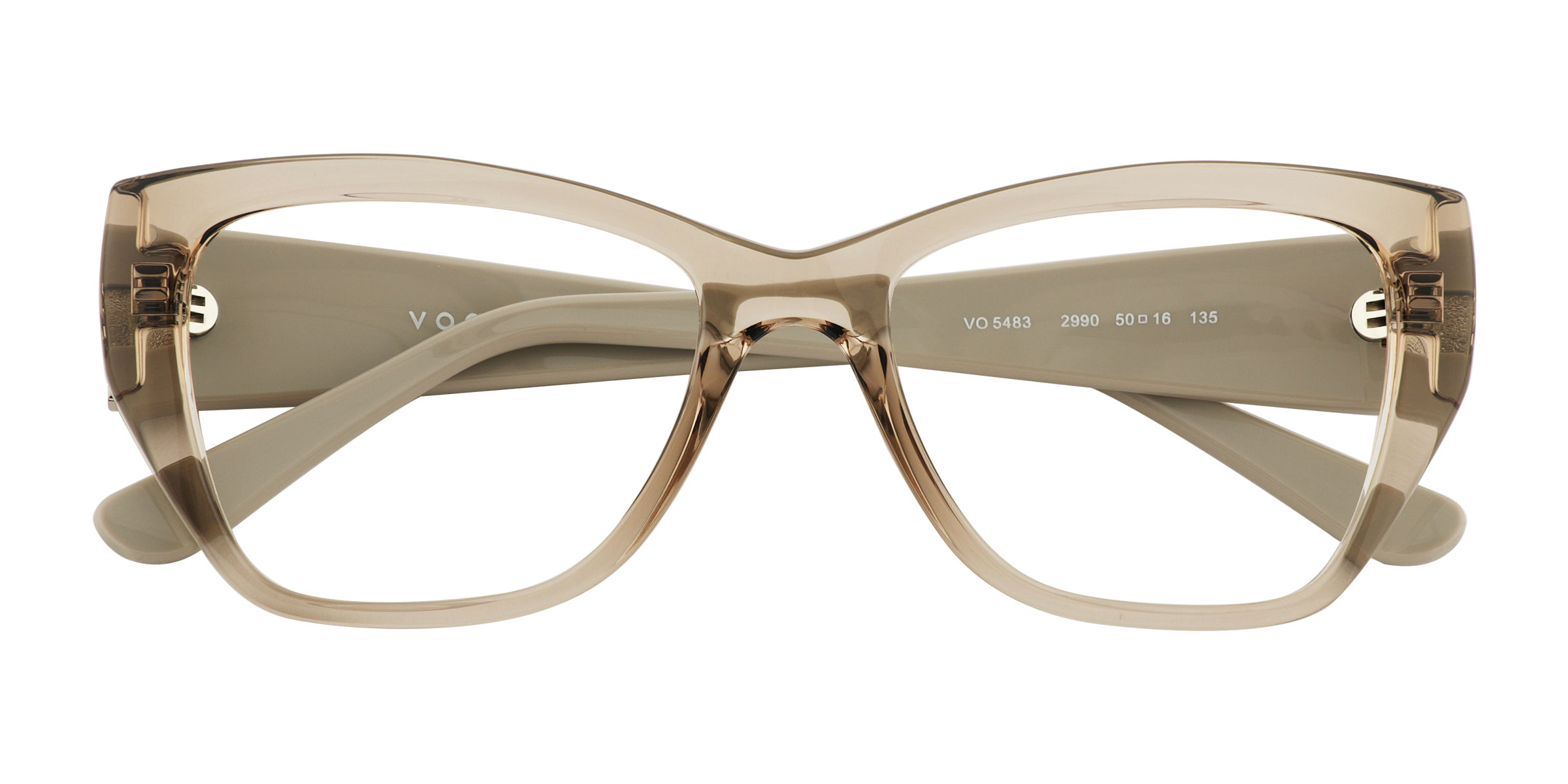 Transparent Champagne Vogue Eyewear VO5483 -  Plastic Eyeglasses