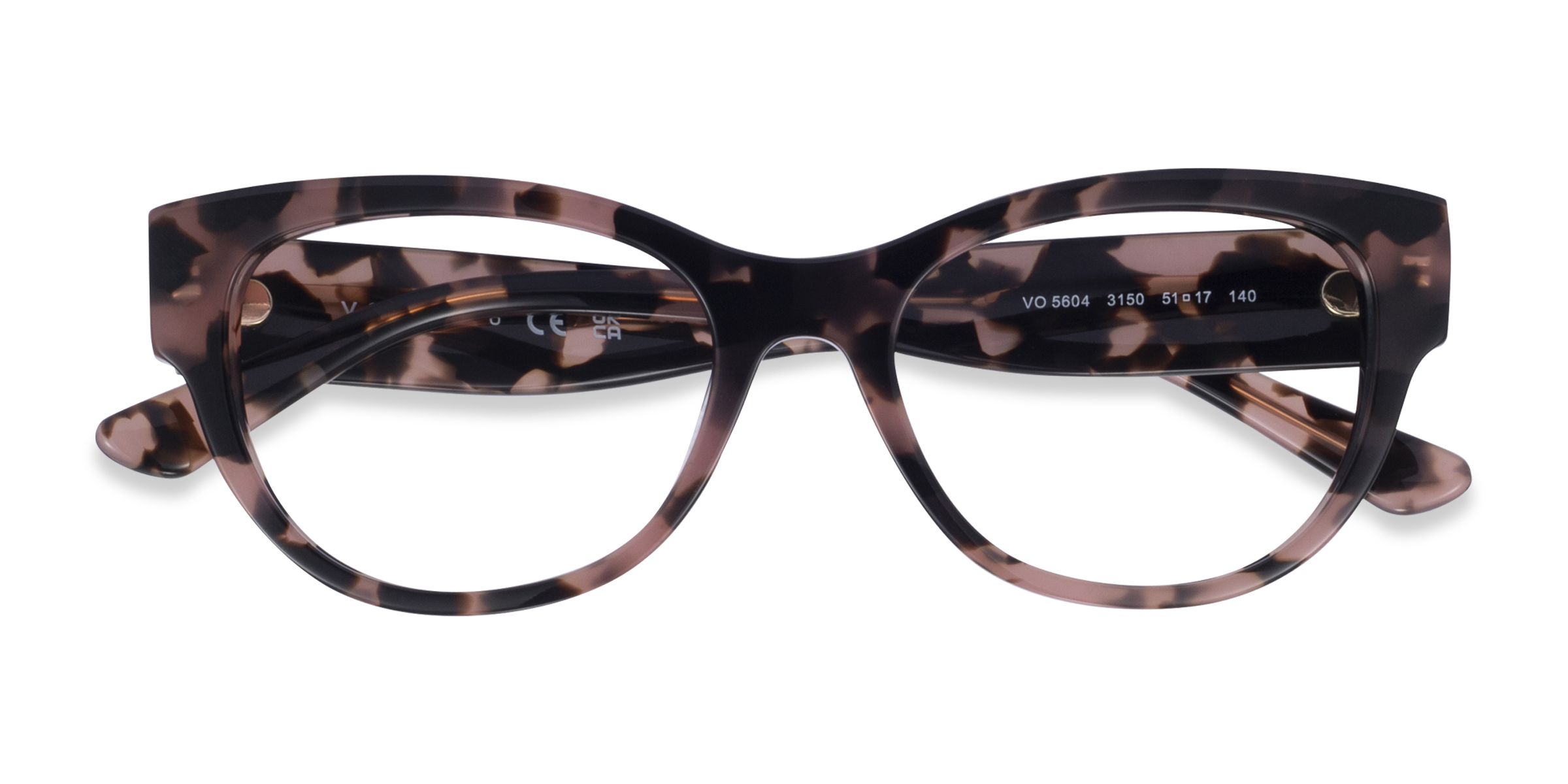 Pink Tortoise Vogue Eyewear VO5604 -  Acetate Eyeglasses