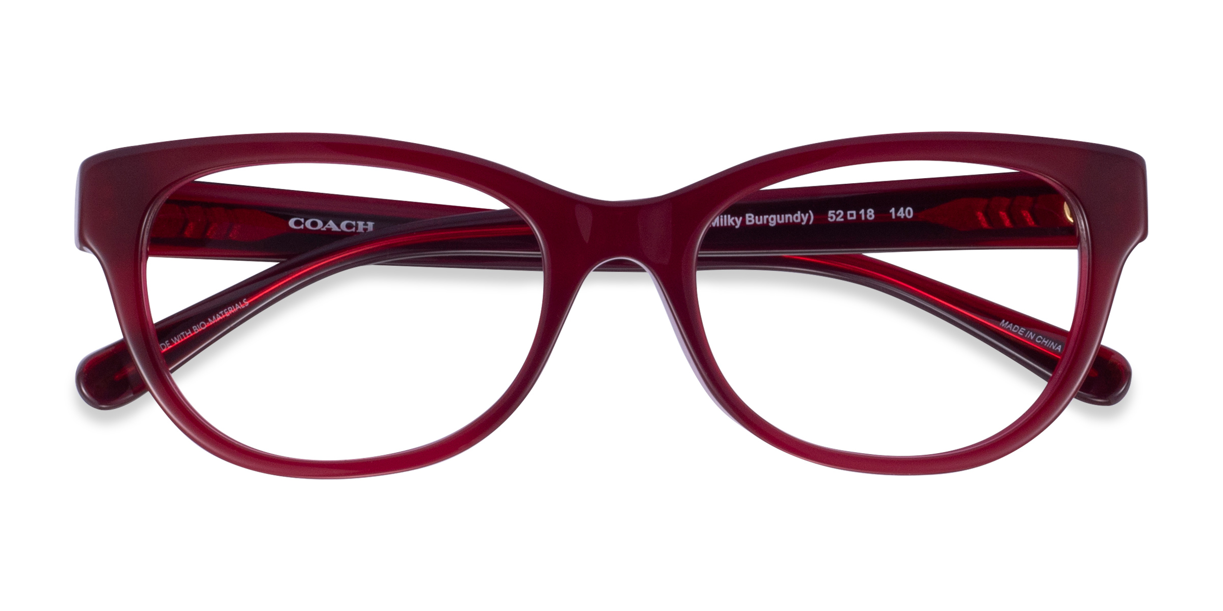 Milky Burgundy Coach HC6187 -  Acetate Eyeglasses