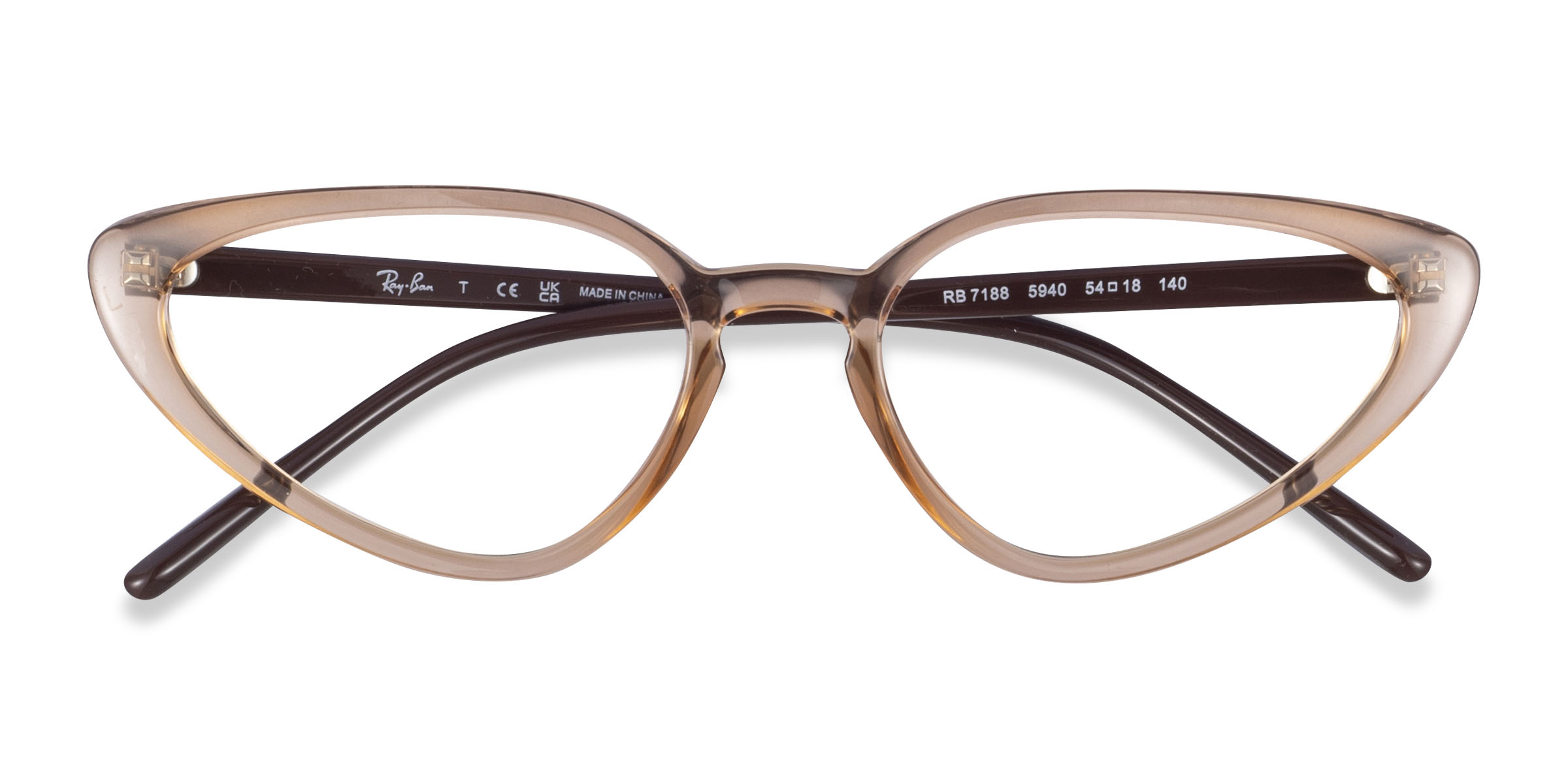 Brown Ray-Ban RB7188 -  Plastic Eyeglasses