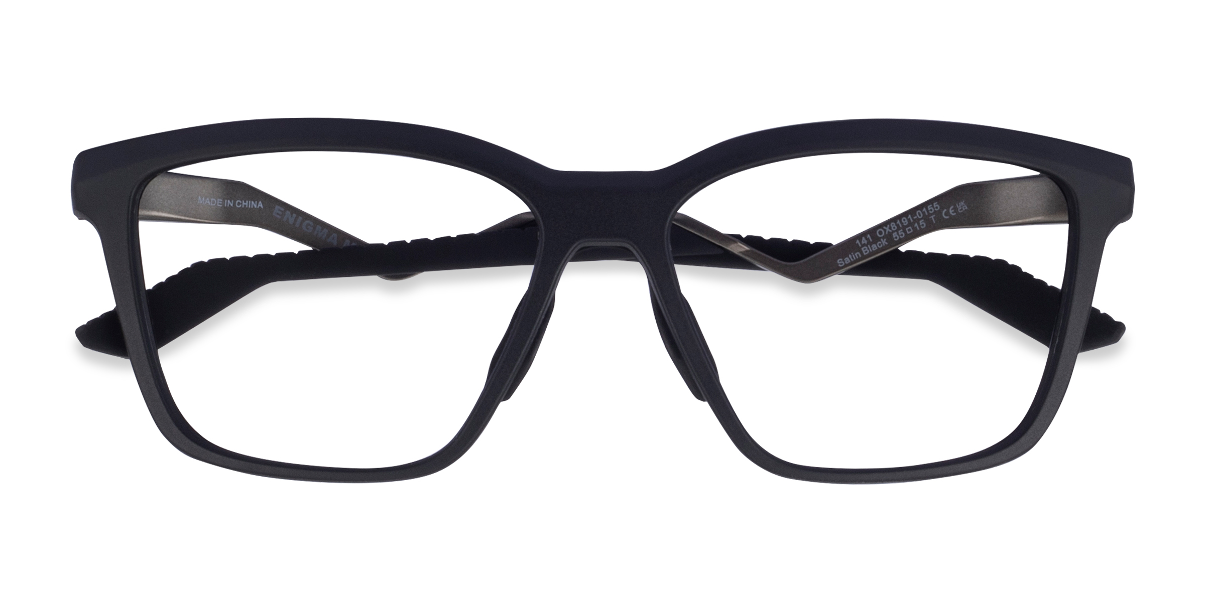 Satin Black Oakley Enigma Mass - Plastic Eyeglasses